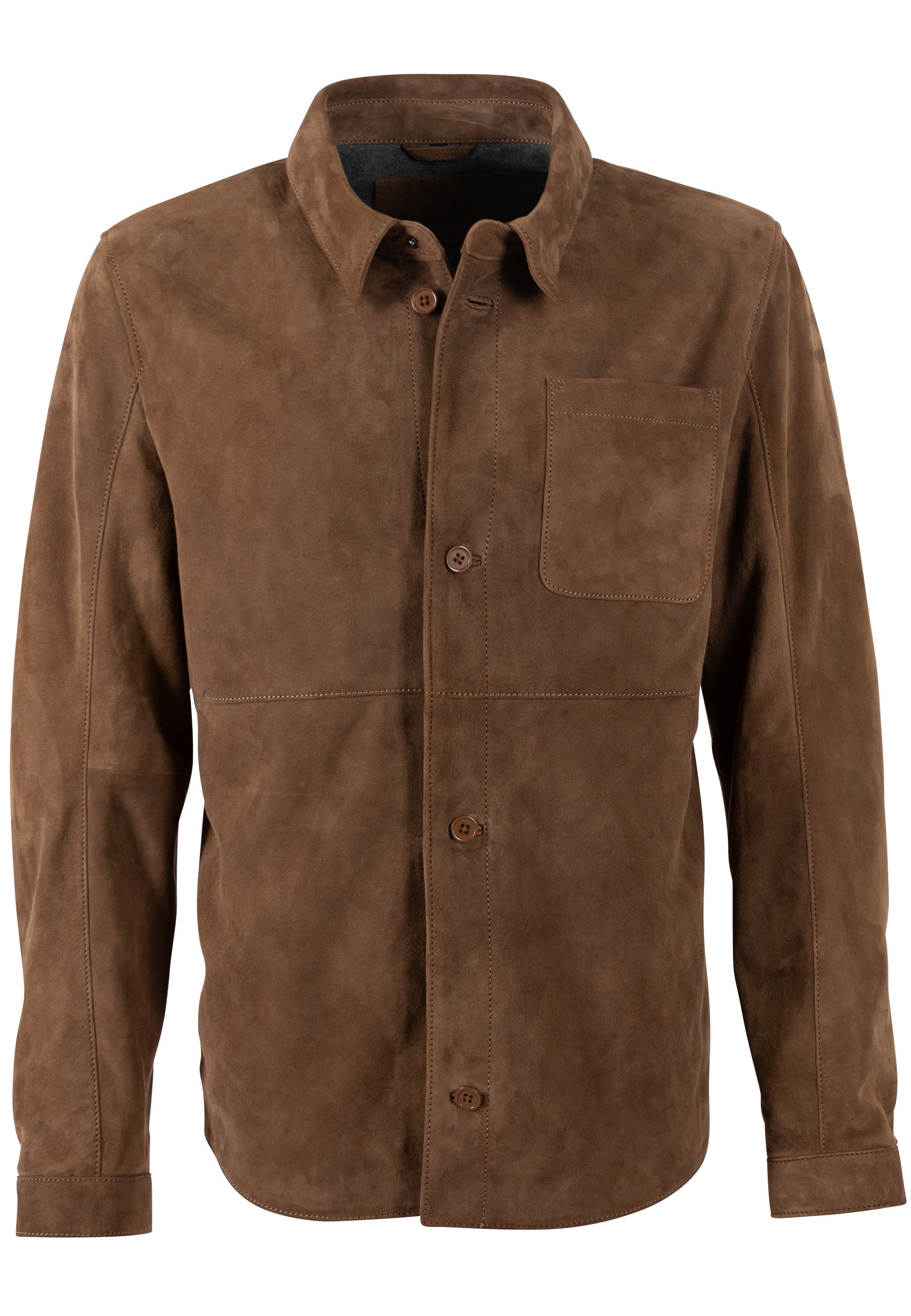 Mauritius Langarmhemd »MMJarom« aus Leder