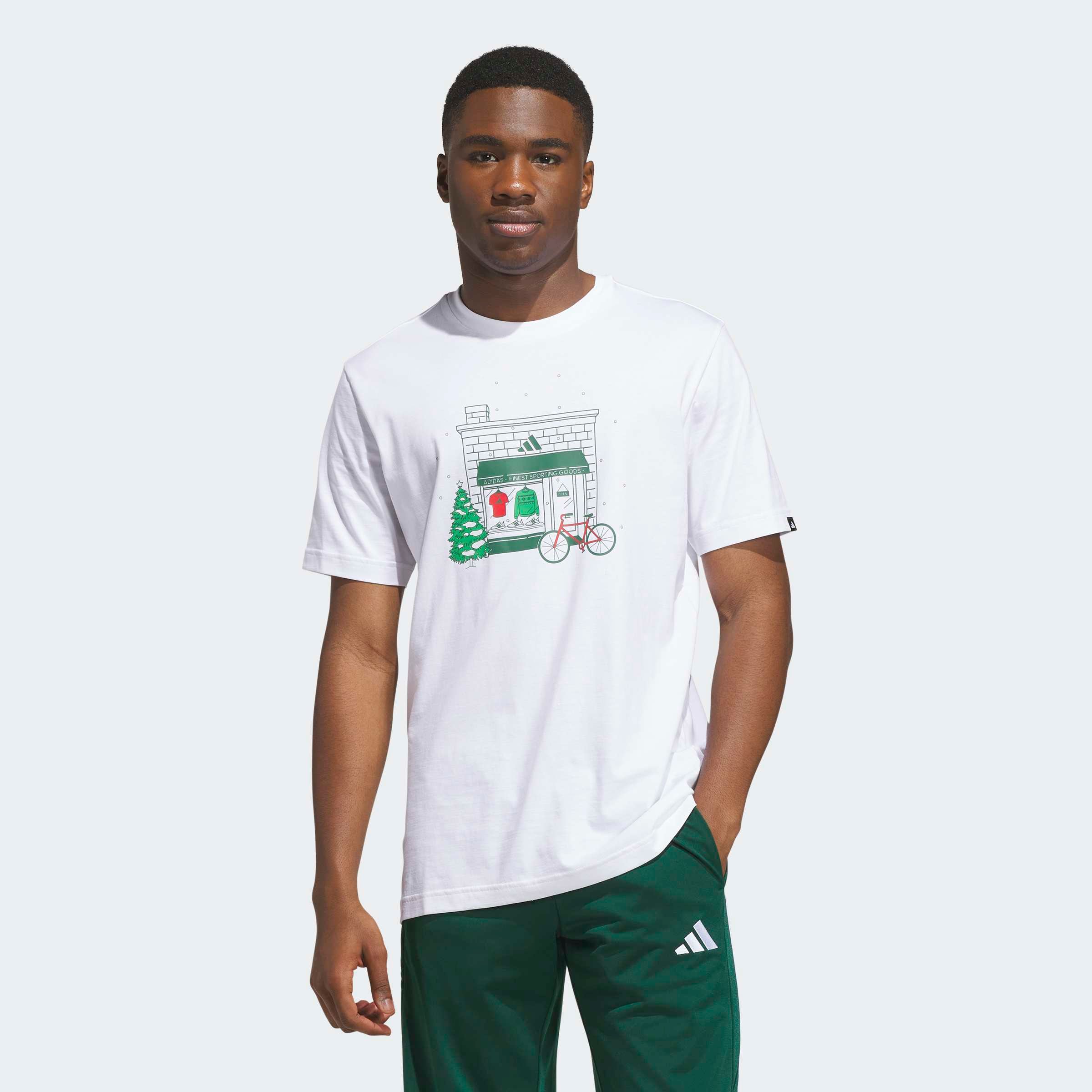 Image of adidas Sportswear T-Shirt "HOLIDAY SHOP GRAFIK"
