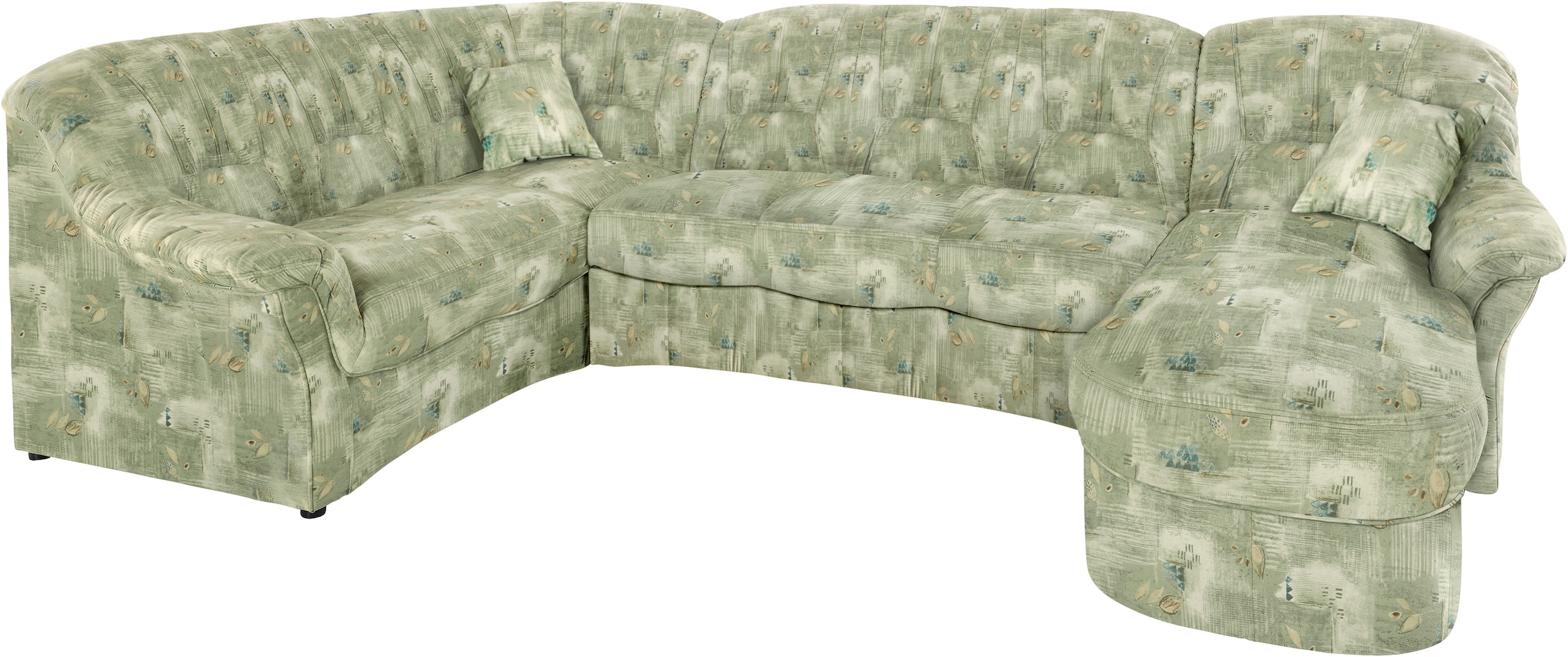Image of DOMO collection Wohnlandschaft "Bahia U-Form, B/T: 308/200 cm, mit Federkern, belastbar bis 140kg/Sitz" Microfaser MELROSE, mocca