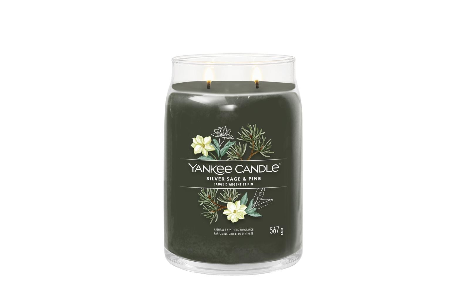 Yankee Candle Duftkerze »Silver Sage & Pine Signature Large Jar«