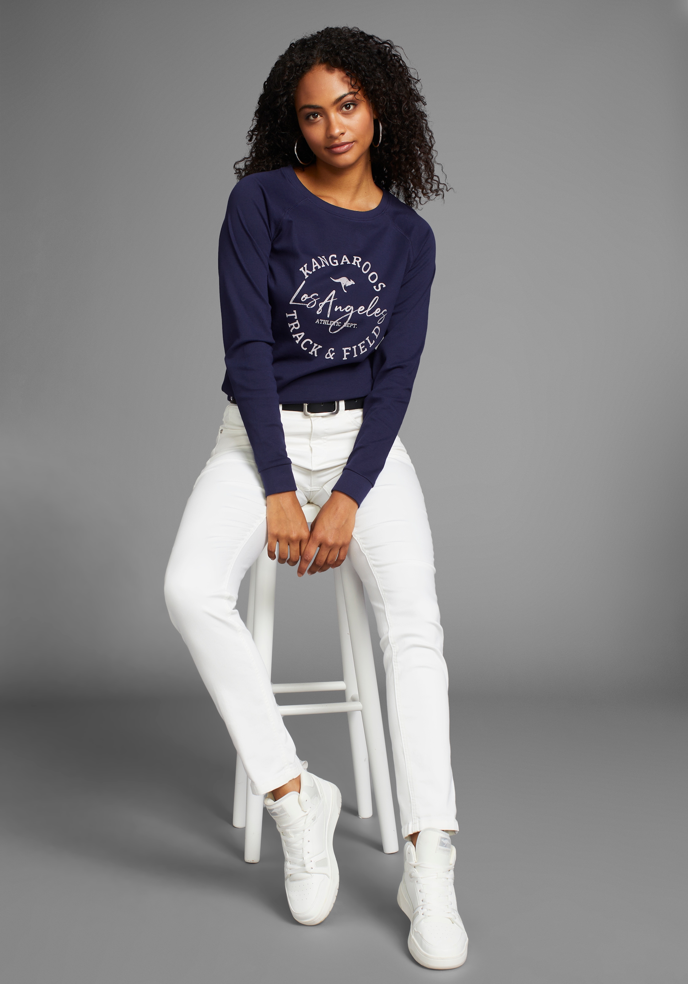 KangaROOS Sweatshirt, mit Frontprint