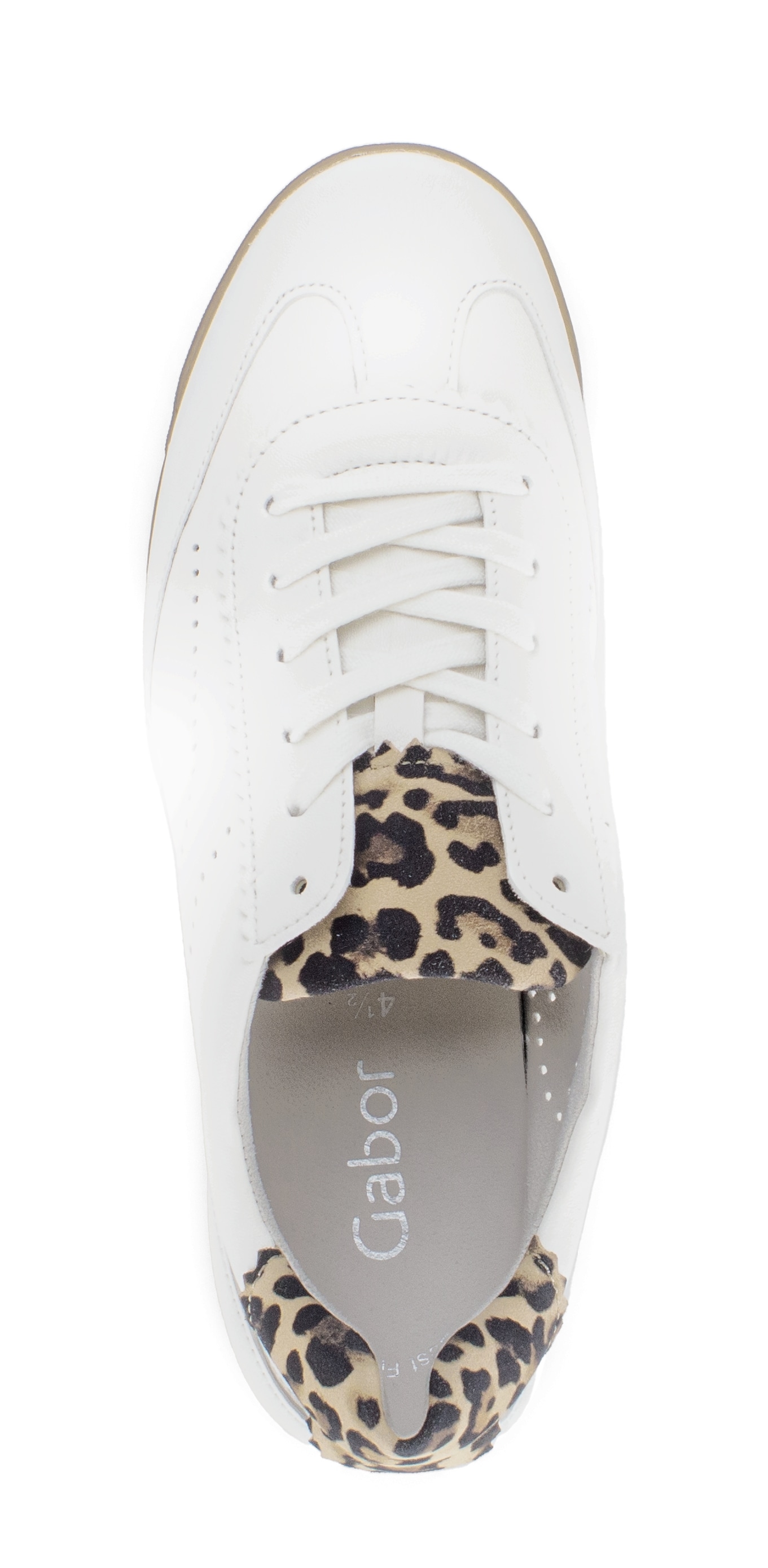 Gabor Keilsneaker  Freizeitschuh, Halbschuh, Schnürschuh im Leo-Look