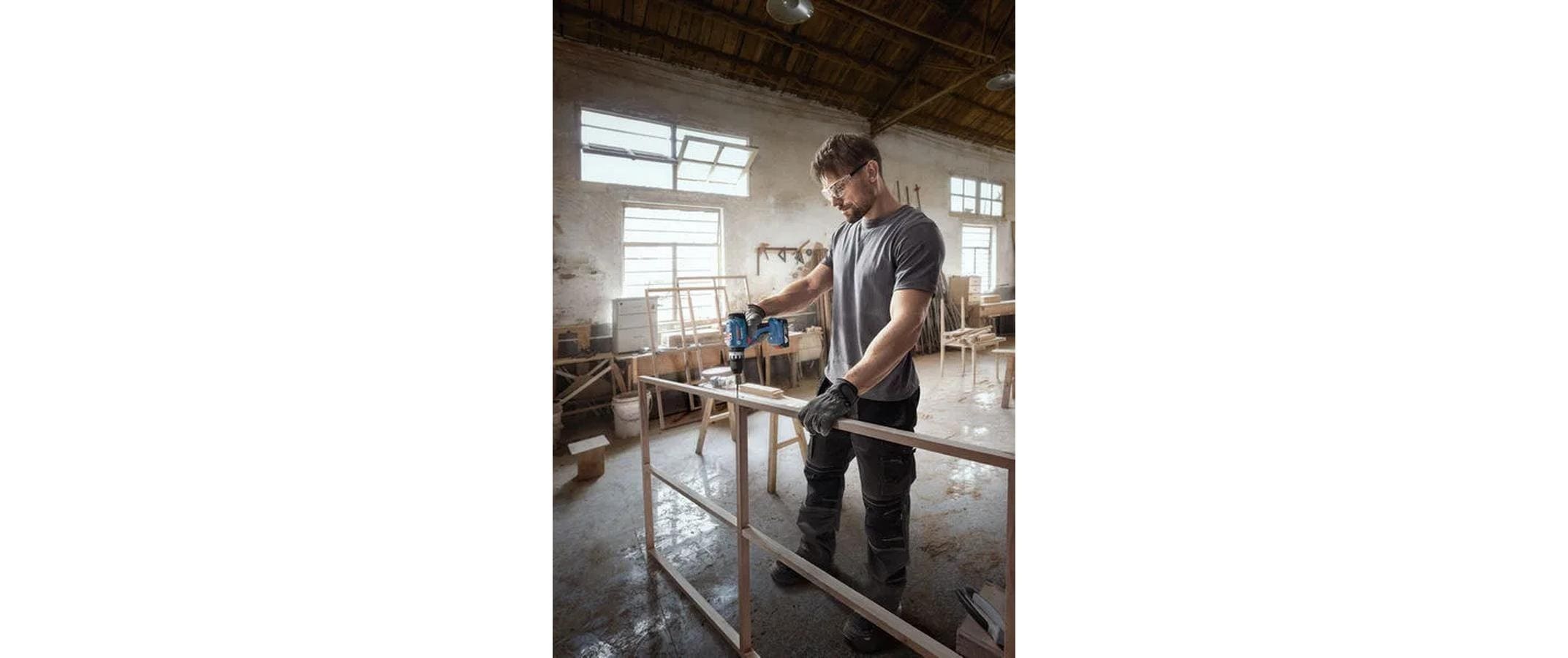 Bosch Professional Akku-Schlagbohrschrauber »GSB 18 V-25« Set,  Mit 2 Akkus und 1 Ladegerät