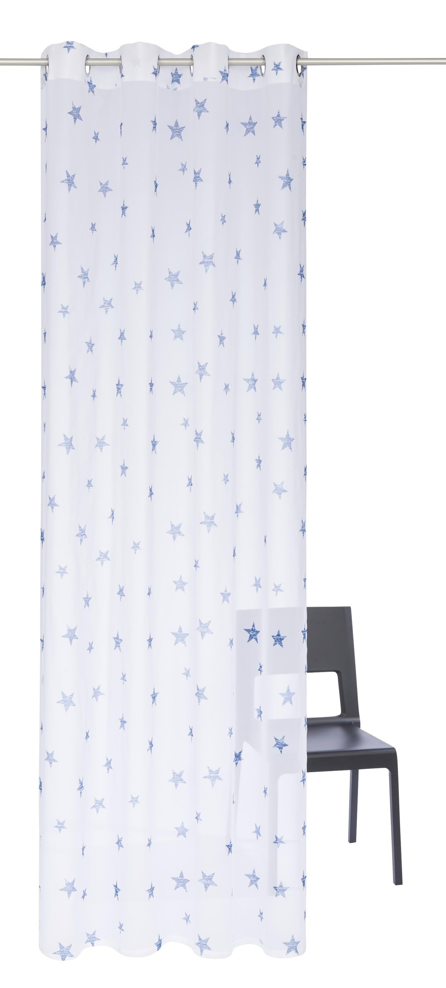 Image of my home Gardine »Stern«, (1 St.), Transparent, Voile, Polyester bei Ackermann Versand Schweiz