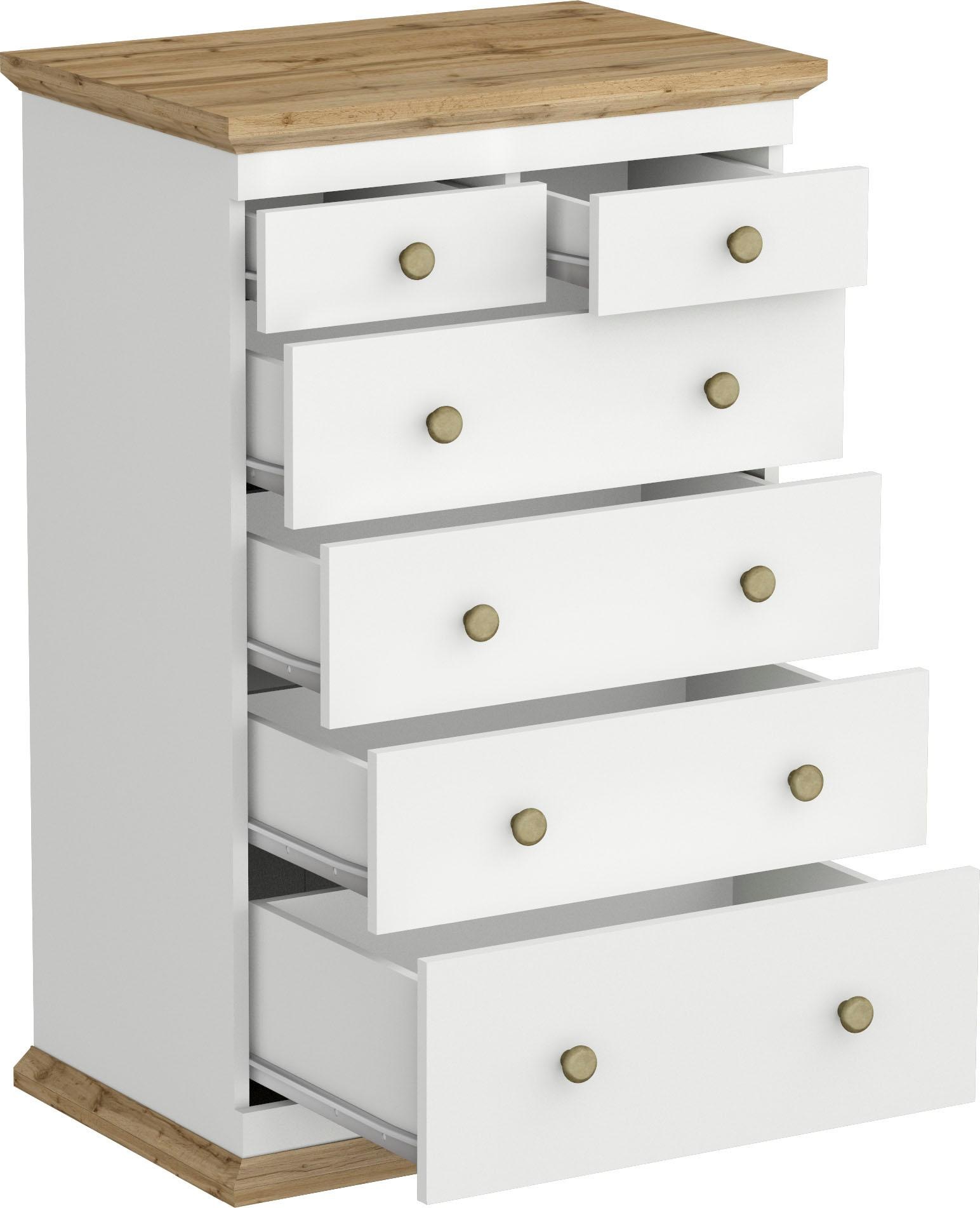 Image of Home affaire Kommode »Banburry«, mit 6 Schubladen bei Ackermann Versand Schweiz