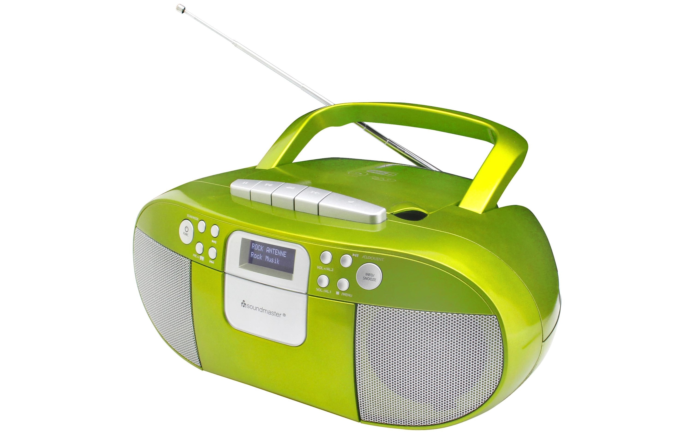 Soundmaster Digitalradio (DAB+) »Boombox versandkostenfrei (DAB +)-FM-Tuner) bestellen (Digitalradio ab 99 SCD7800 Grün«, CHF
