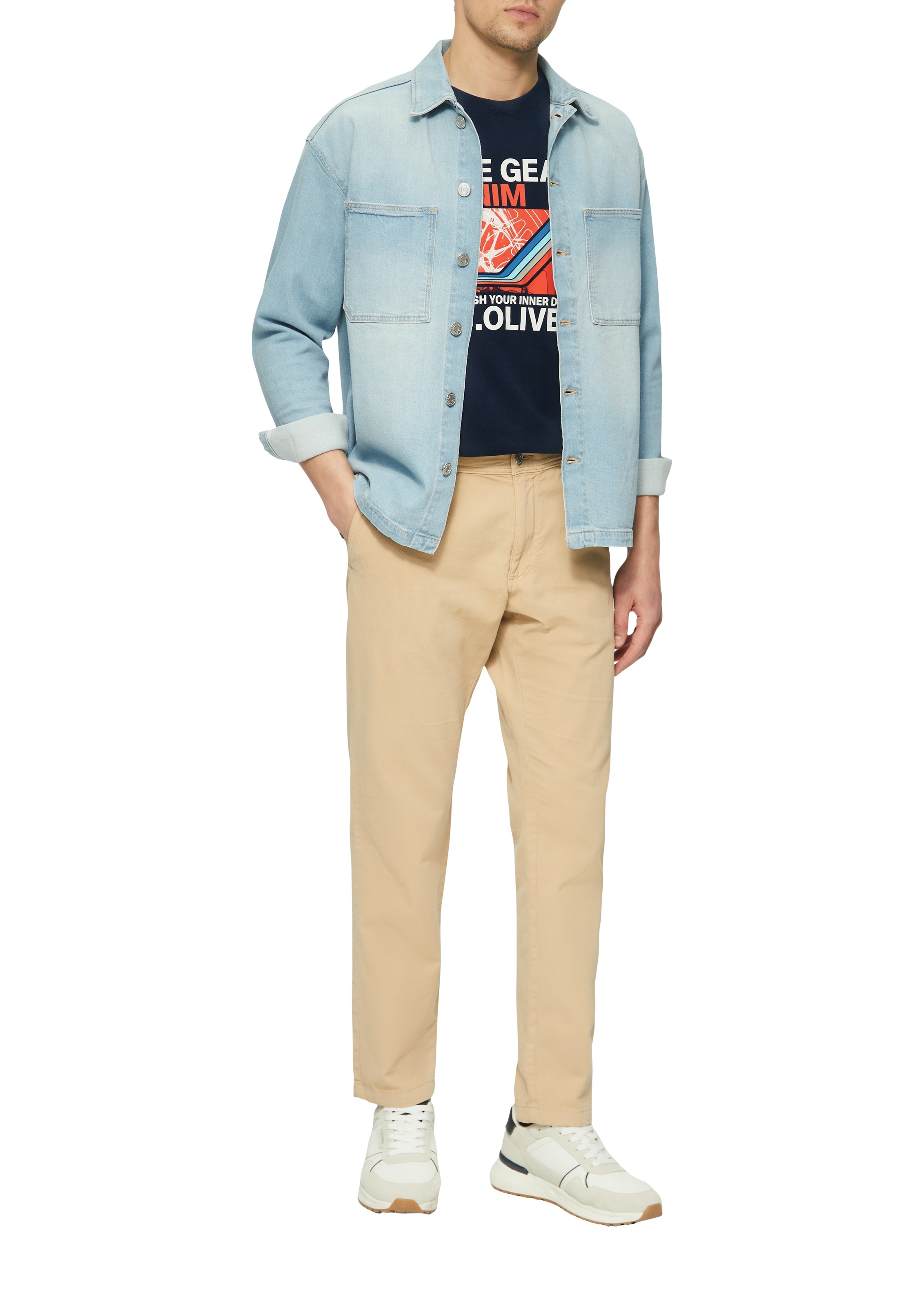 s.Oliver T-shirt mit Front Print