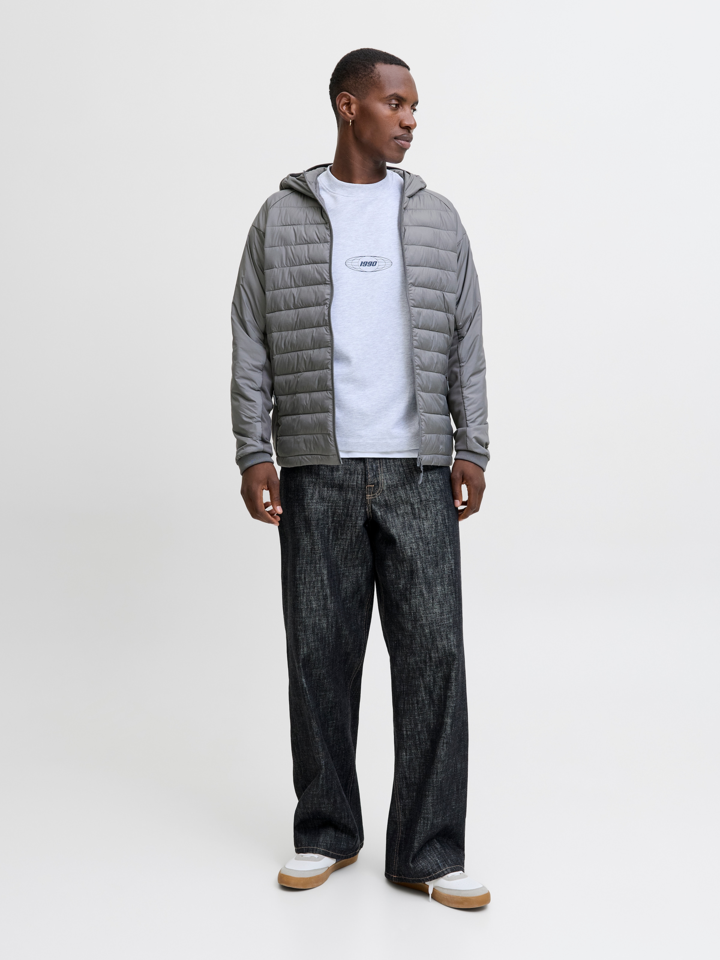 Jack & Jones Veste matelassée »JJESTATE HYBRID JACKET NOOS« mit Kapuze mit Kapuze