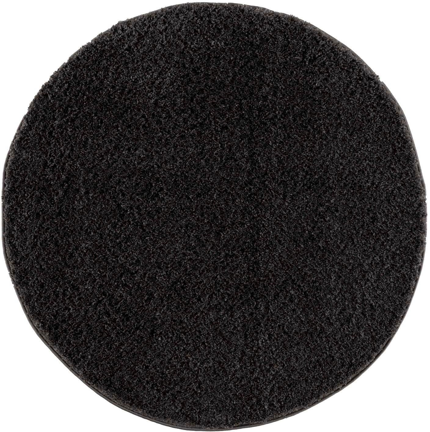 Carpet City Hochflor-Teppich »Pulpy 100«, rund, 30 mm Höhe, besonders weich, mit Fransen, Uni Farben