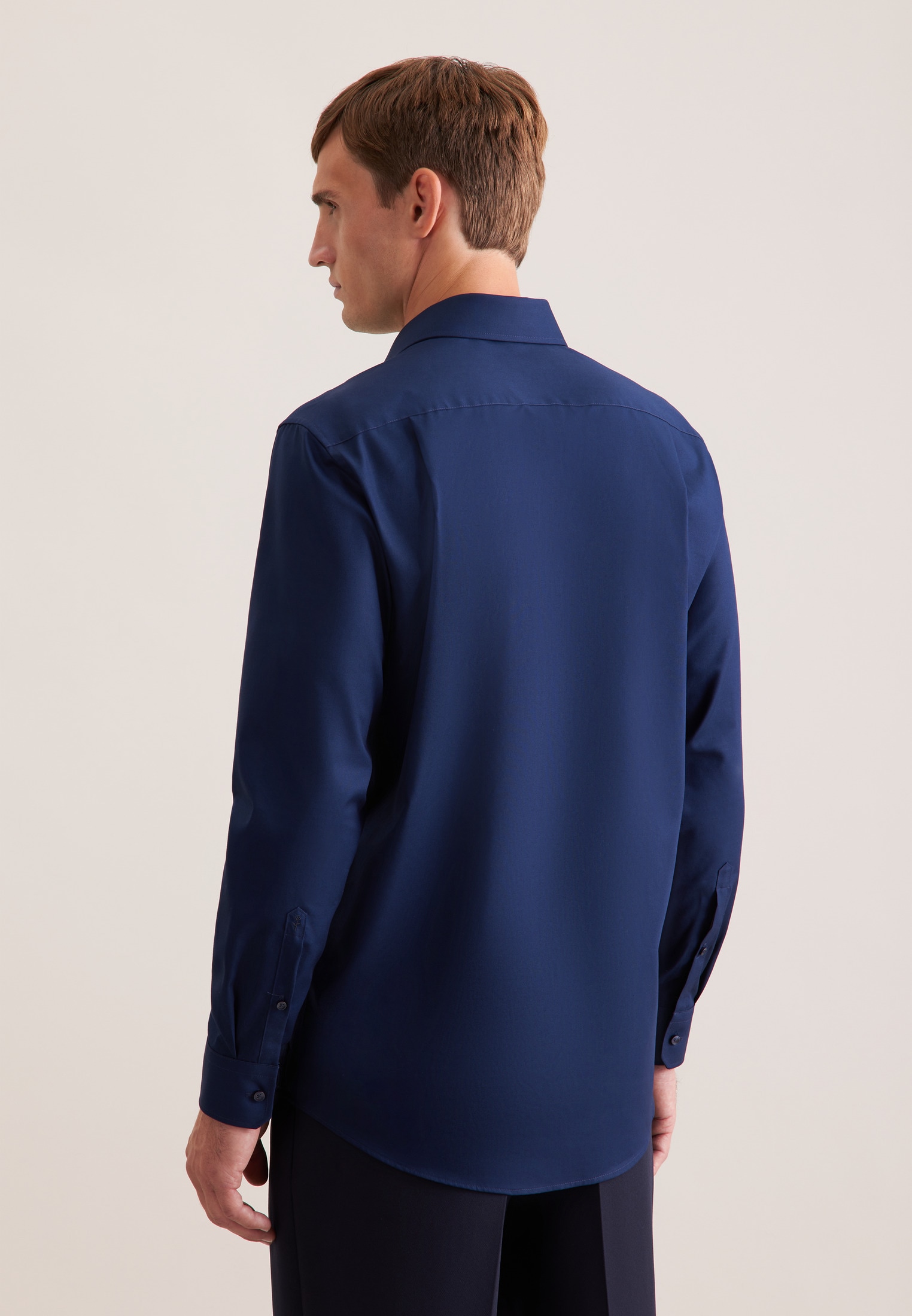 seidensticker Chemise d'affaires »Schwarze Rose« Regular 1/1 Kentkragen Uni