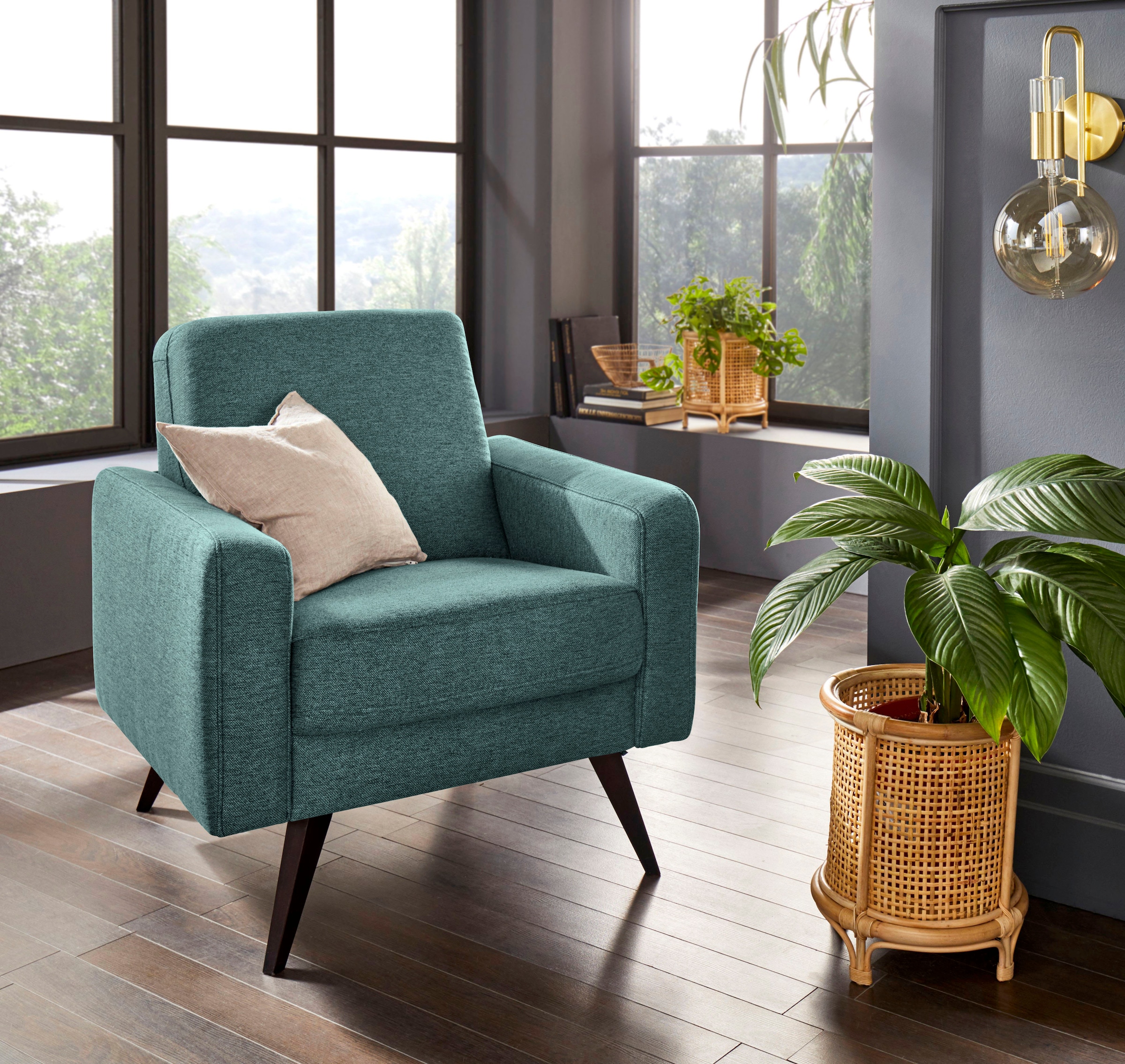 Image of exxpo - sofa fashion Sessel "Samso, Loungesessel mit tollem Sitzkomfort" Komfortsitzhöhe 49cm