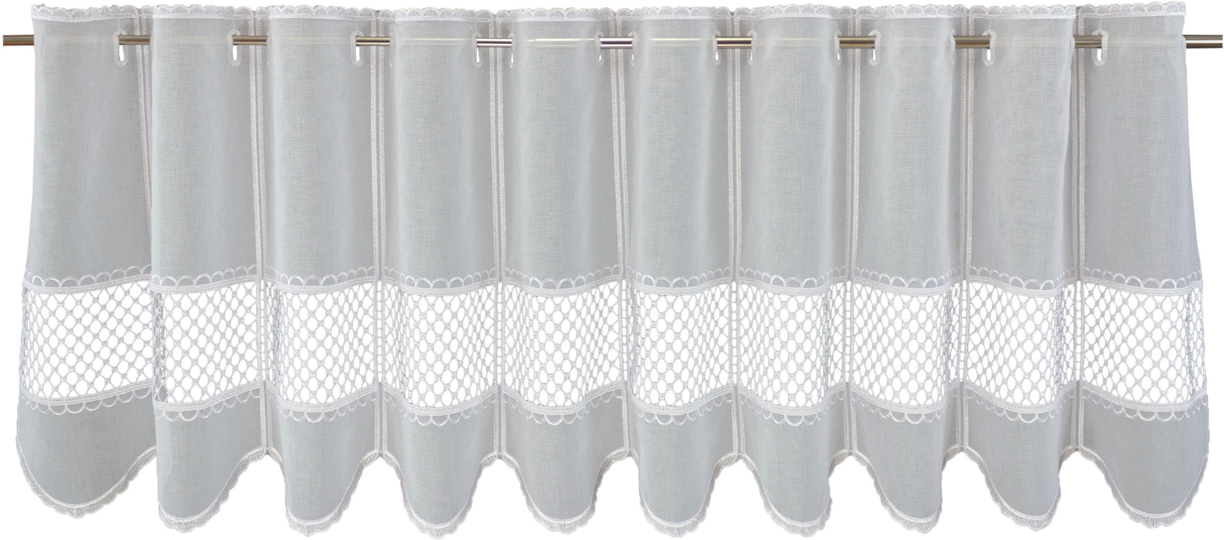 Image of VHG Scheibengardine nach Mass »Lizzy«, (1 St.), Kurzgardine, Stickerei, Bistro bei Ackermann Versand Schweiz