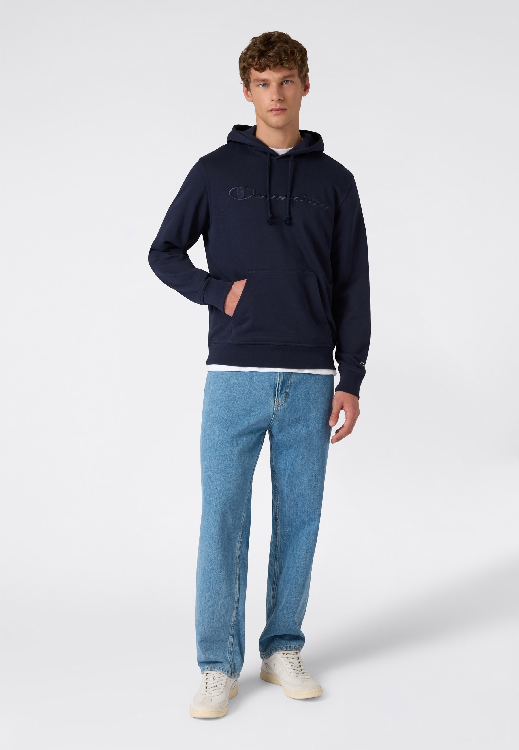 Champion Sweat à capuche »ICONS TONAL Terry Hoodie with Big Logo«, für sportliche Aktivitäten, sportlicher Stil, mit Kapuze
