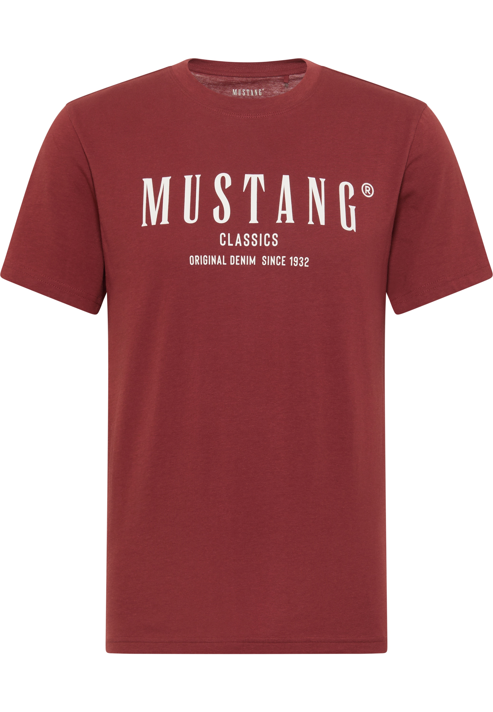 »Print-Shirt« Kurzarmshirt auf MUSTANG ♕ versandkostenfrei