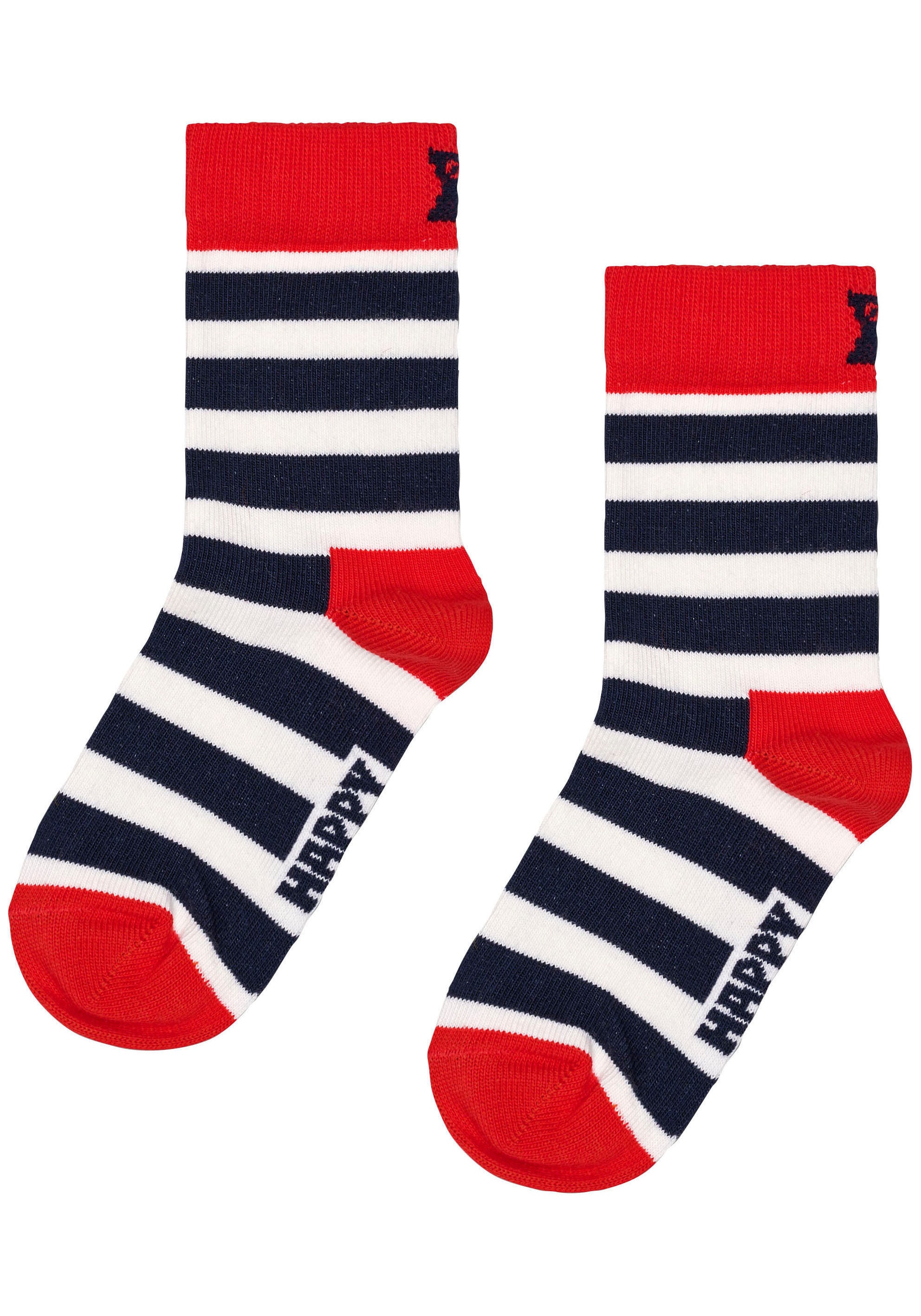 Happy Socks Socken Acheter prix »2-Pack 2 à un Streifen & Stripe Kids bon (Packung, Socks«, Punkte Paar)