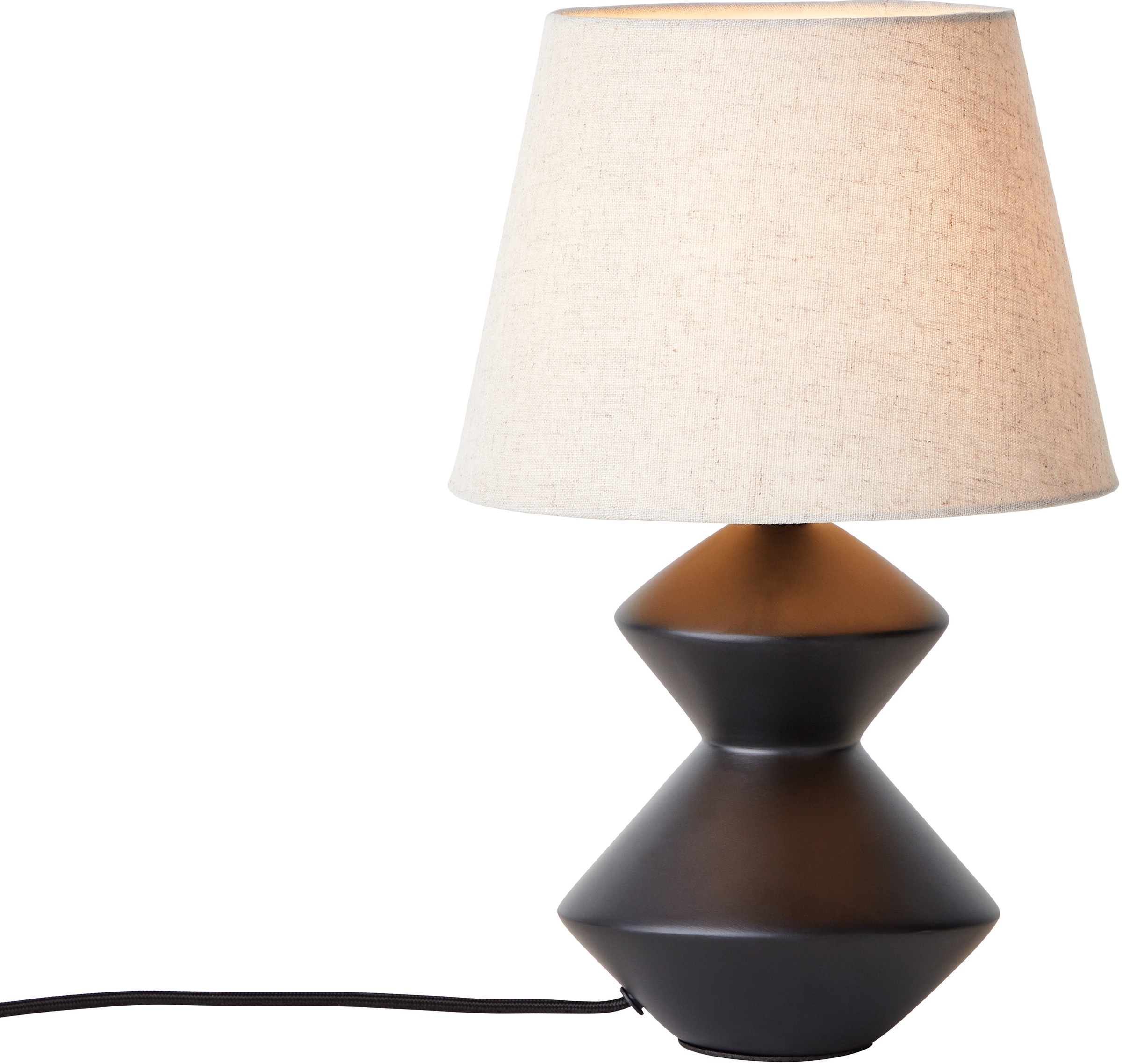 Image of LeGer Home by Lena Gercke Tischleuchte »Anela«, E14, 1 St., 1 x E14, max. 40W, schwarz/beige Tischlampe bei Ackermann Versand Schweiz