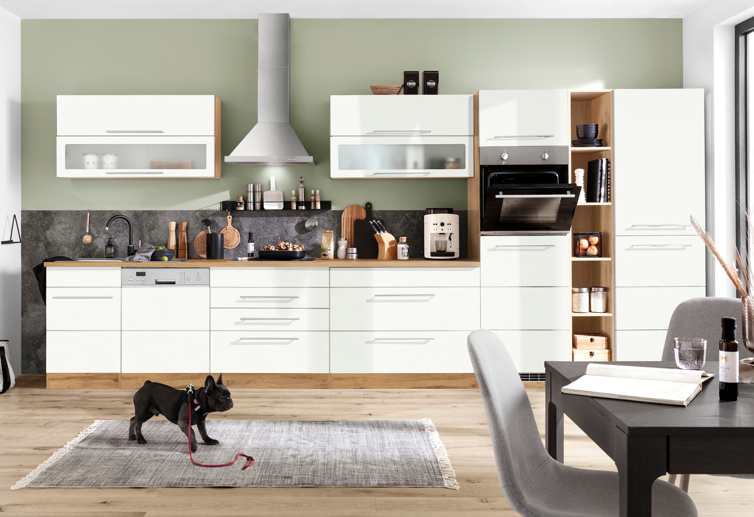 KOCHSTATION Backofen/Kühlumbauschrank »KS-Wien« 60 cm breit, für autarken Backofen und Einbaukühlschrank