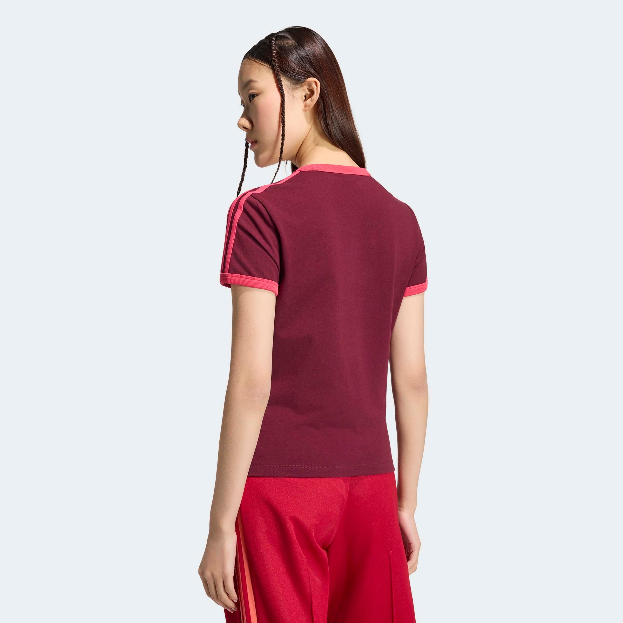 adidas Originals T-Shirt »3S TEE SLIM« sanft anliegende Passform, ohne Verschluss, für sportlichen Look