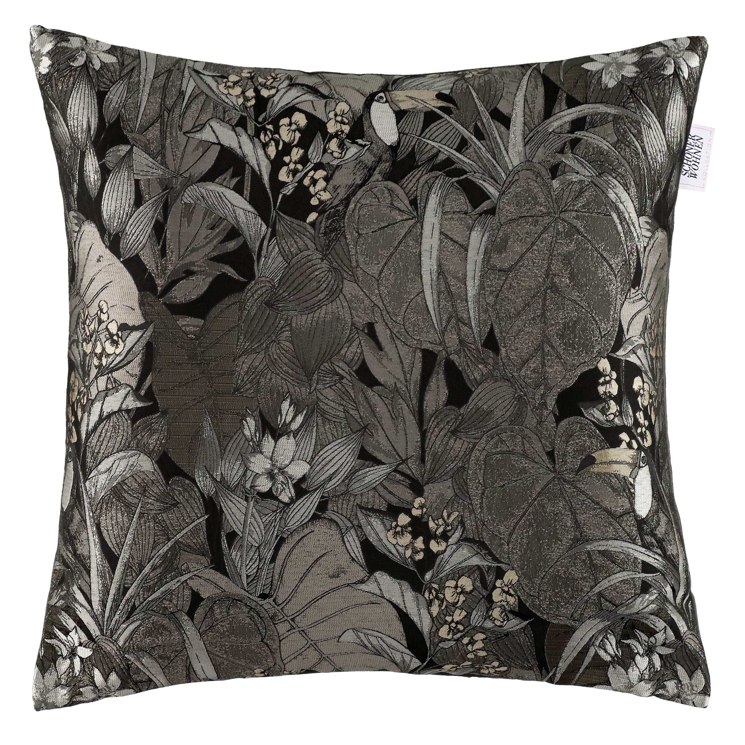 SCHÖNER WOHNEN-Kollektion Dekokissen »Toucan« mit glänzenden Highlights