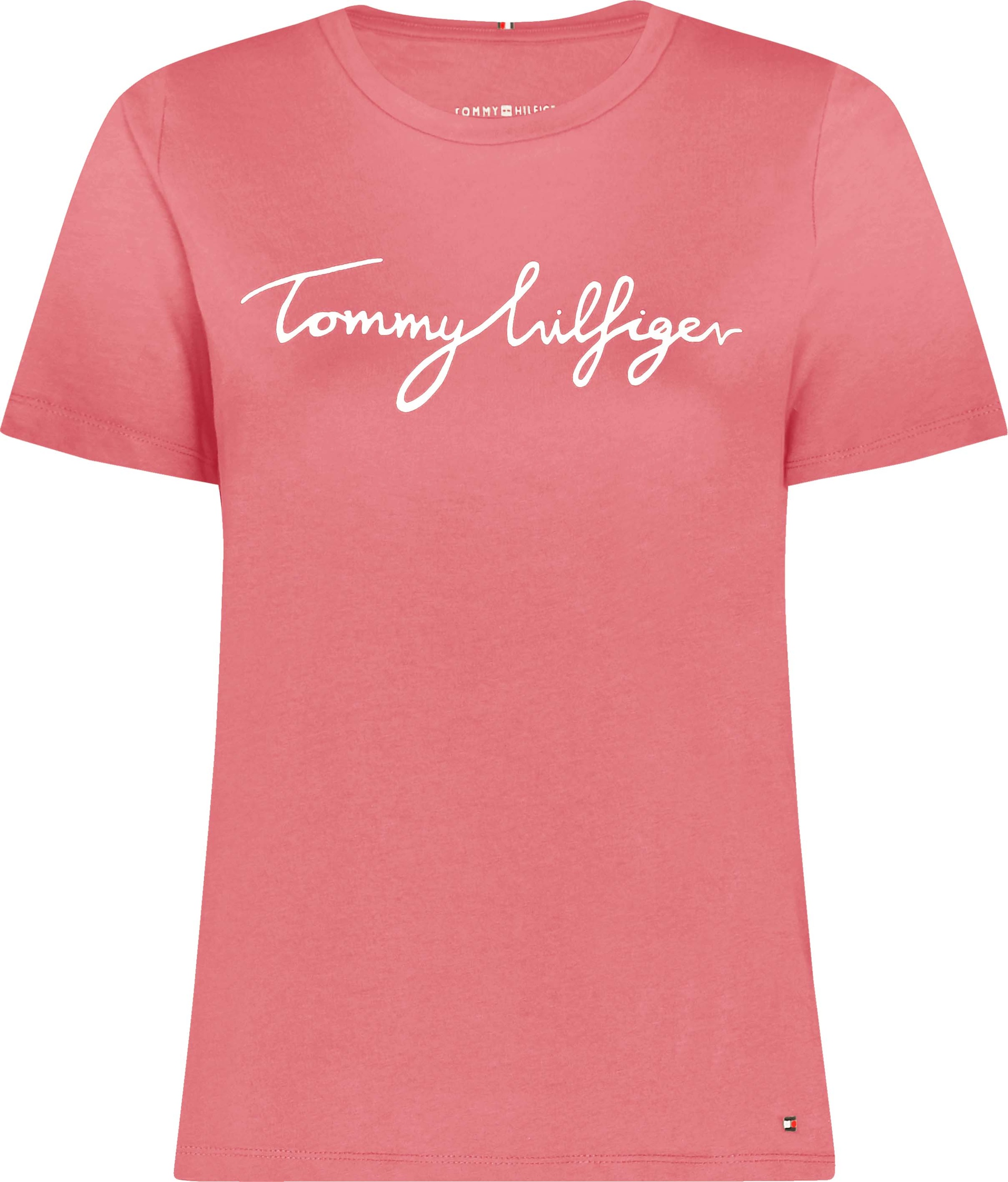 Image of Tommy Hilfiger Curve Rundhalsshirt »CRV CREW NECK GRAPHIC TEE«, mit verspieltem Tommy Hilfiger Logo-Schriftzug bei Ackermann Versand Schweiz