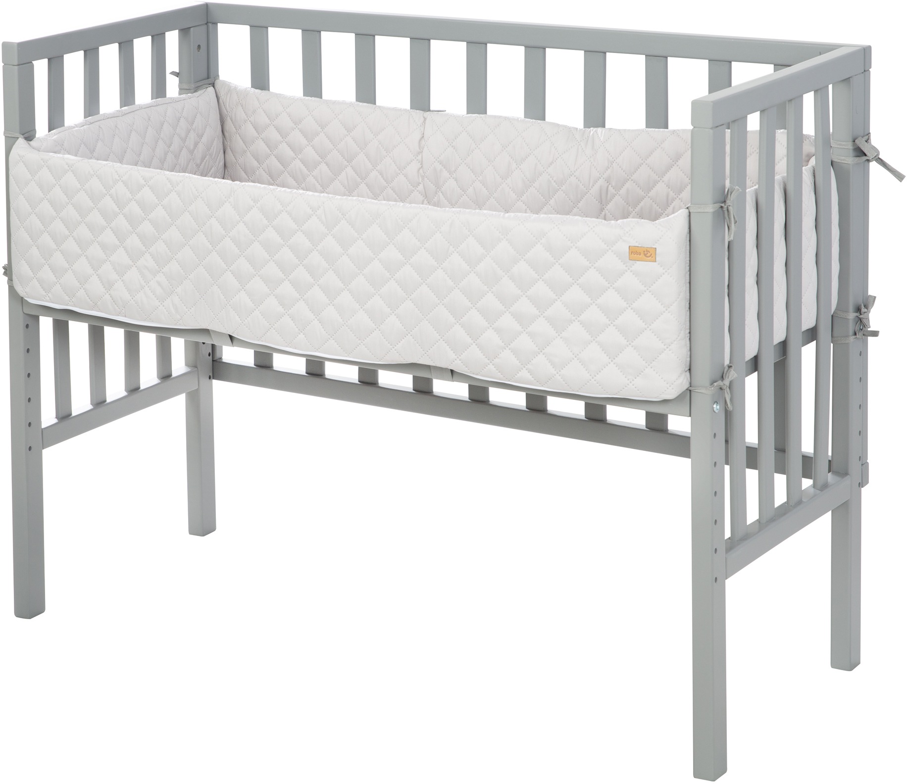 Image of roba® Beistellbett »2in1 roba Style, taupe«, mit Matratze, Nestchen und Sicherheitsbarriere bei Ackermann Versand Schweiz