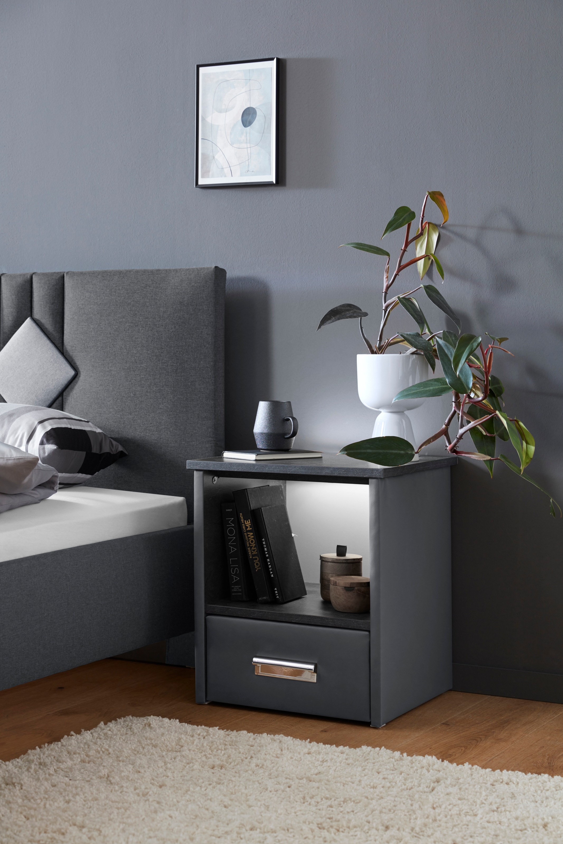 Image of Westfalia Schlafkomfort Nachtkonsole »Brilon«, wahlweise mit indirekter LED-Beleuchtung bei Ackermann Versand Schweiz