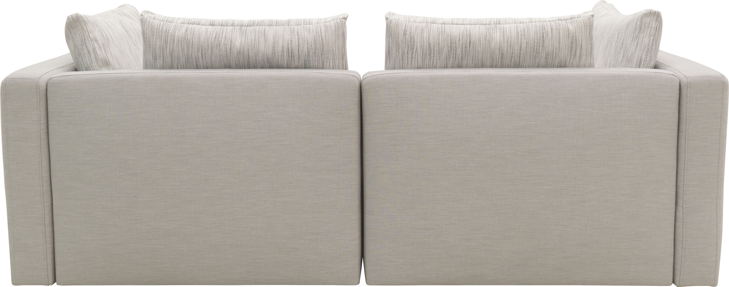 DOMO collection 2-Sitzer »Solskin, individuell erweiterbar/kombinierbar« mit losen Kissen. Rücken- und Seitenteile als Stecksystem.