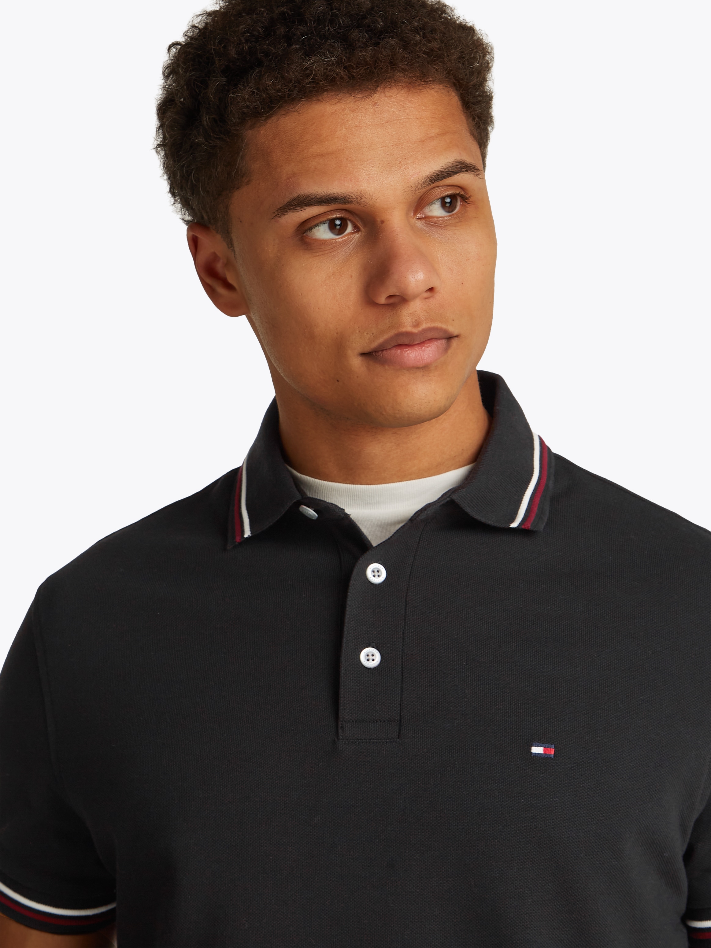 Tommy Hilfiger Polo »TIPPED SLIM FIT POLO« mit Kontrast-Details