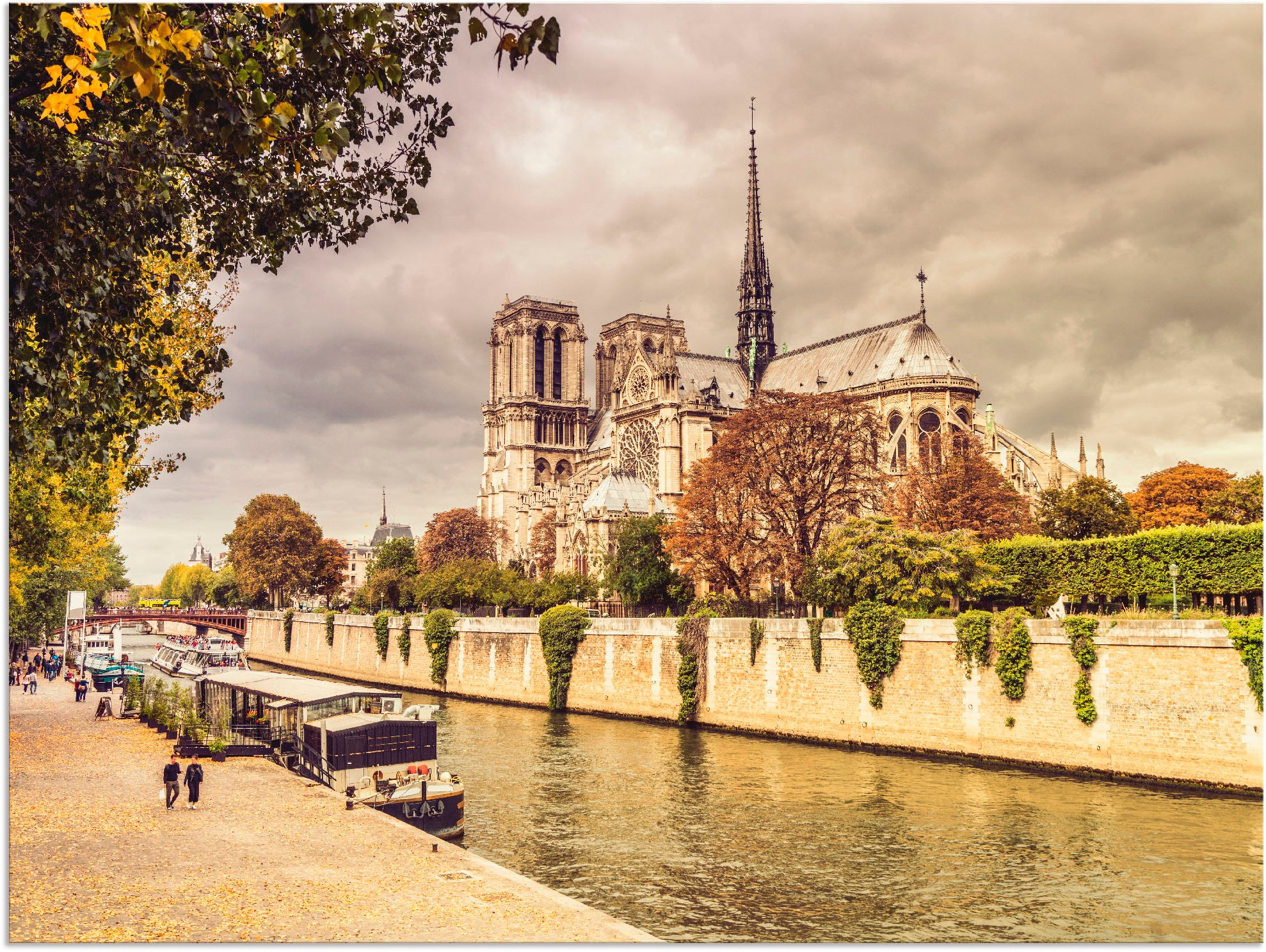 Image of Artland Wandbild »Paris Notre-Dame I«, Frankreich, (1 St.), in vielen Grössen & Produktarten - Alubild / Outdoorbild für den Aussenbereich, Leinwandbild, Poster, Wandaufkleber / Wandtattoo auch für Badezimmer geeignet bei Ackermann Versand Schweiz