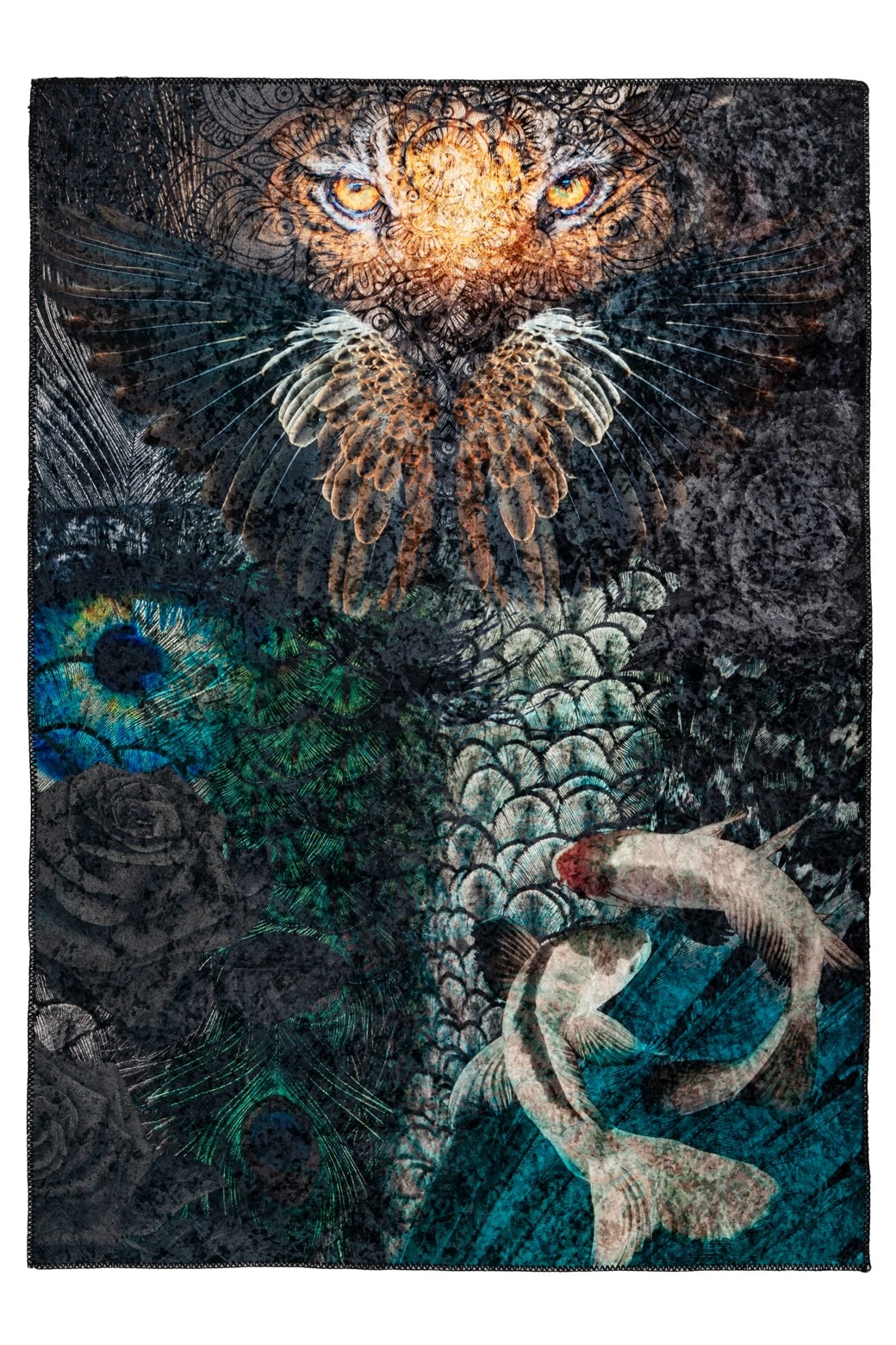 Image of Kayoom Teppich "Exus 220" rechteckig 5 mm Höhe Kurzflor, Modernes Muster, Fussbodenheizungsgeeignet, Wohnzimmer