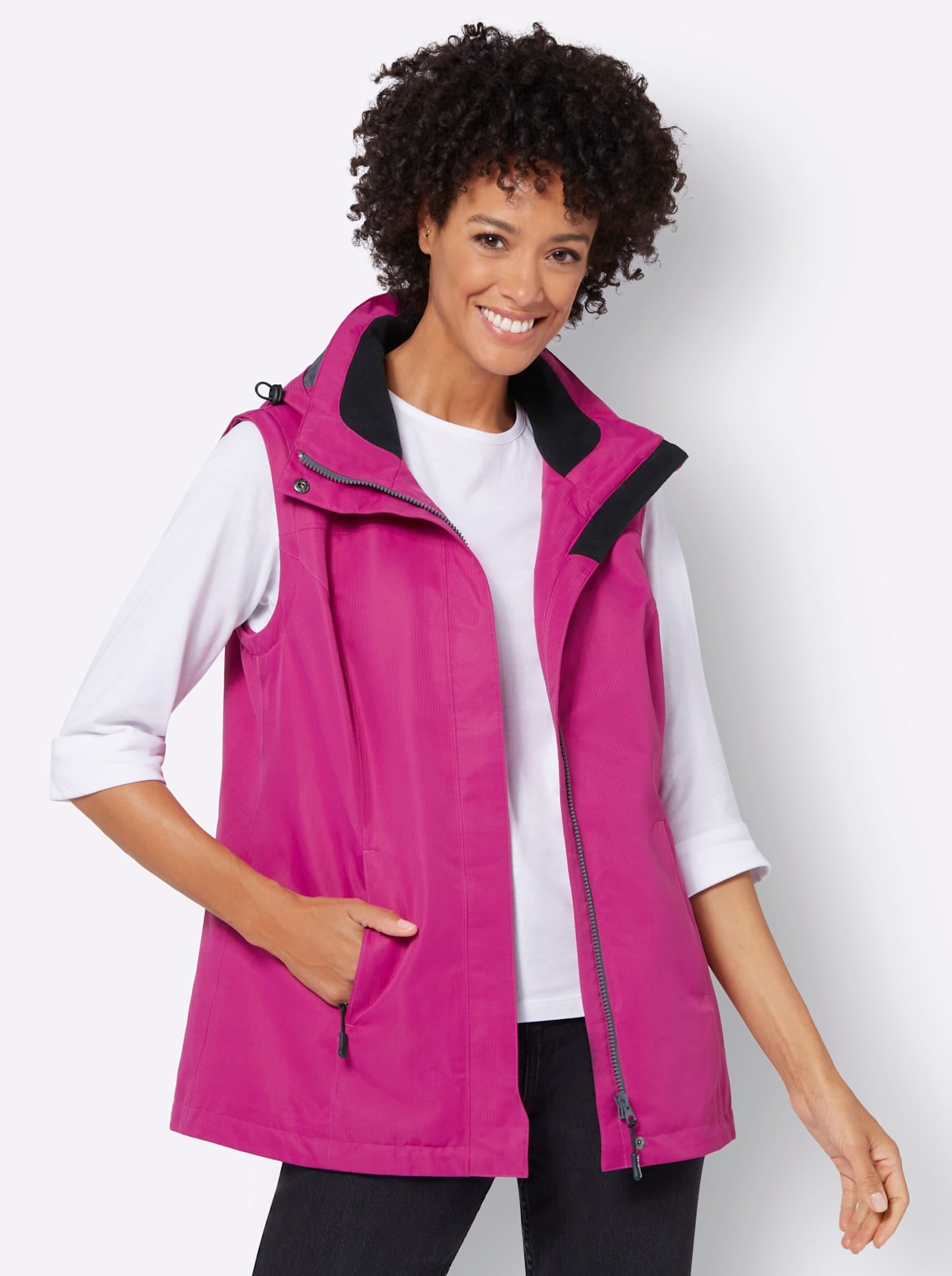 Casual Looks Funktionsjacke, mit Kapuze
