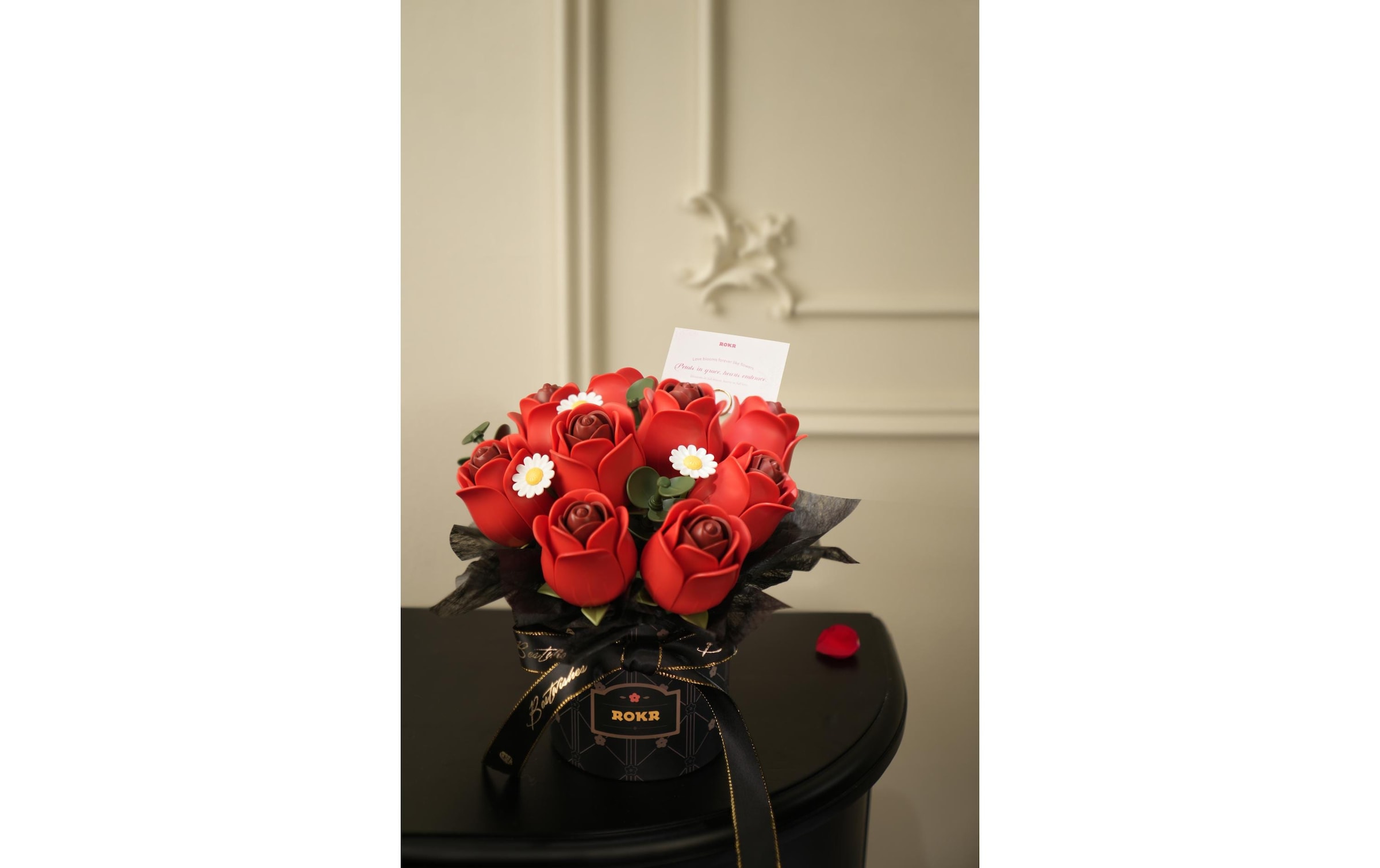   Modellbausatz »Rolife Red Rose Bouquet 3D-Holzpuzzle« 315 Stk. tlg.