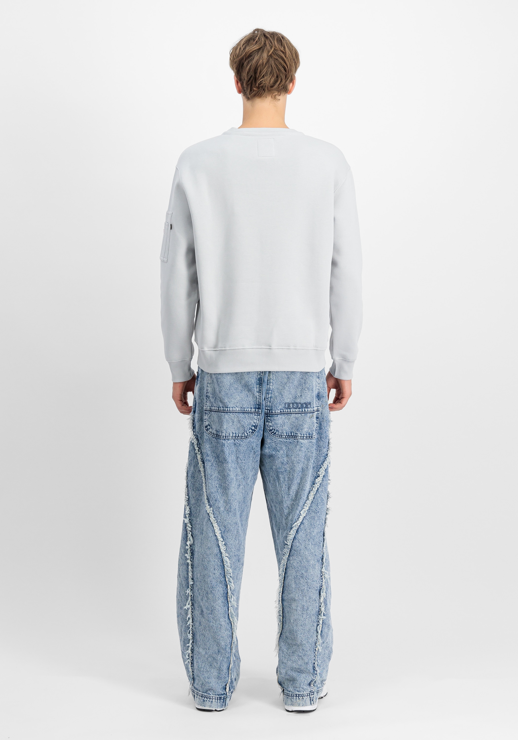 Alpha Industries Sweater »Alpha Industries Men - Sweatshirts Logo Edge Crewneck«