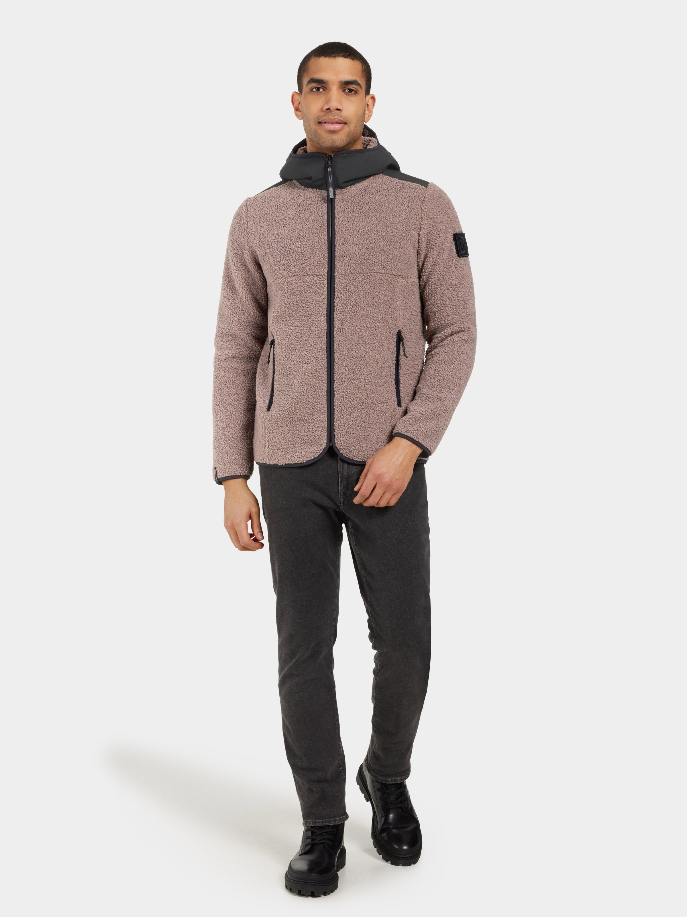 Didriksons Fleecejacke »BENNO USX FULLZIP«, mit Kapuze