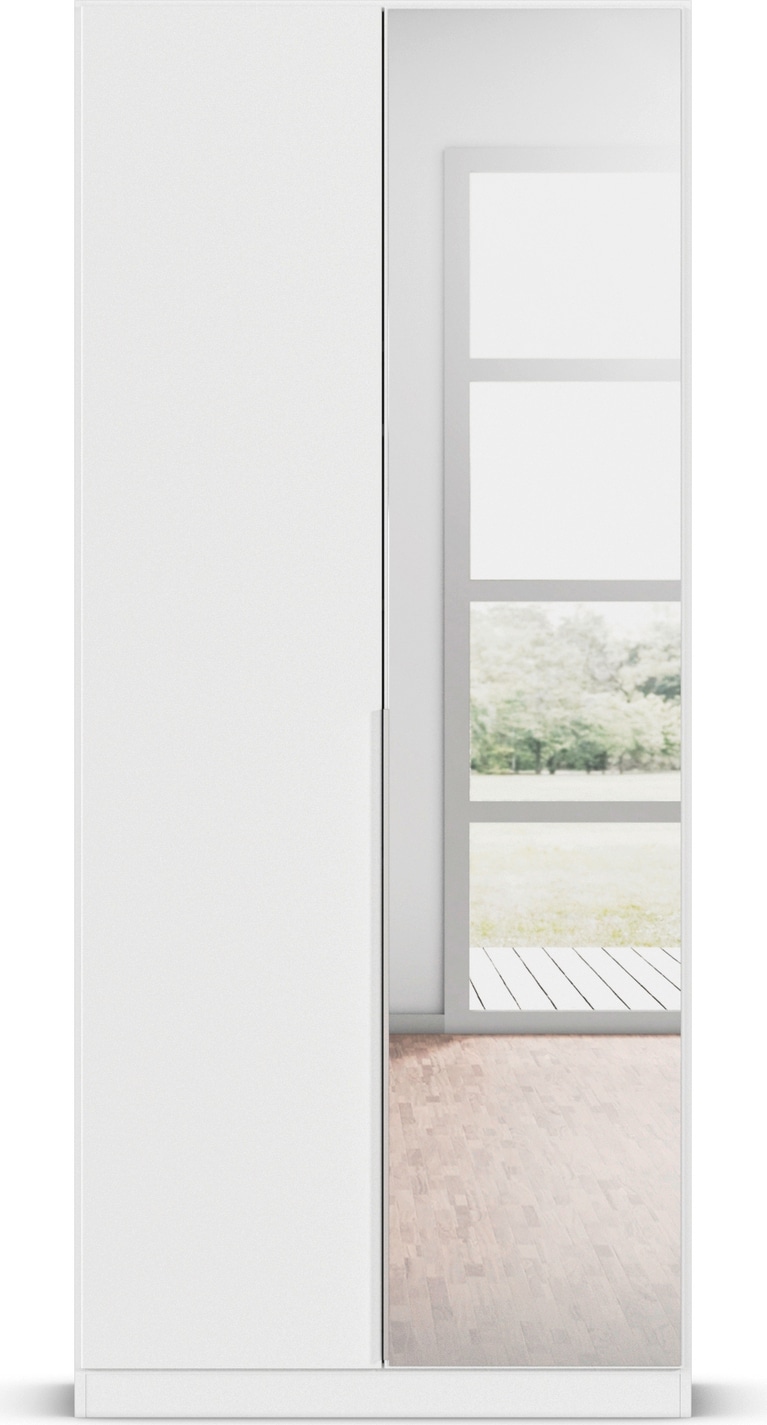 GOODproduct Armoire à portes battantes »Kleiderschrank Schrank Garderobe AGORDO mit Dekor- oder Hochglanzfront« en deux couleurs de poignées, largeurs 91-405 cm,  aménagement intérieur réfléchi, en 8 largeurs et 2 hauteurs MADE IN GERMANY