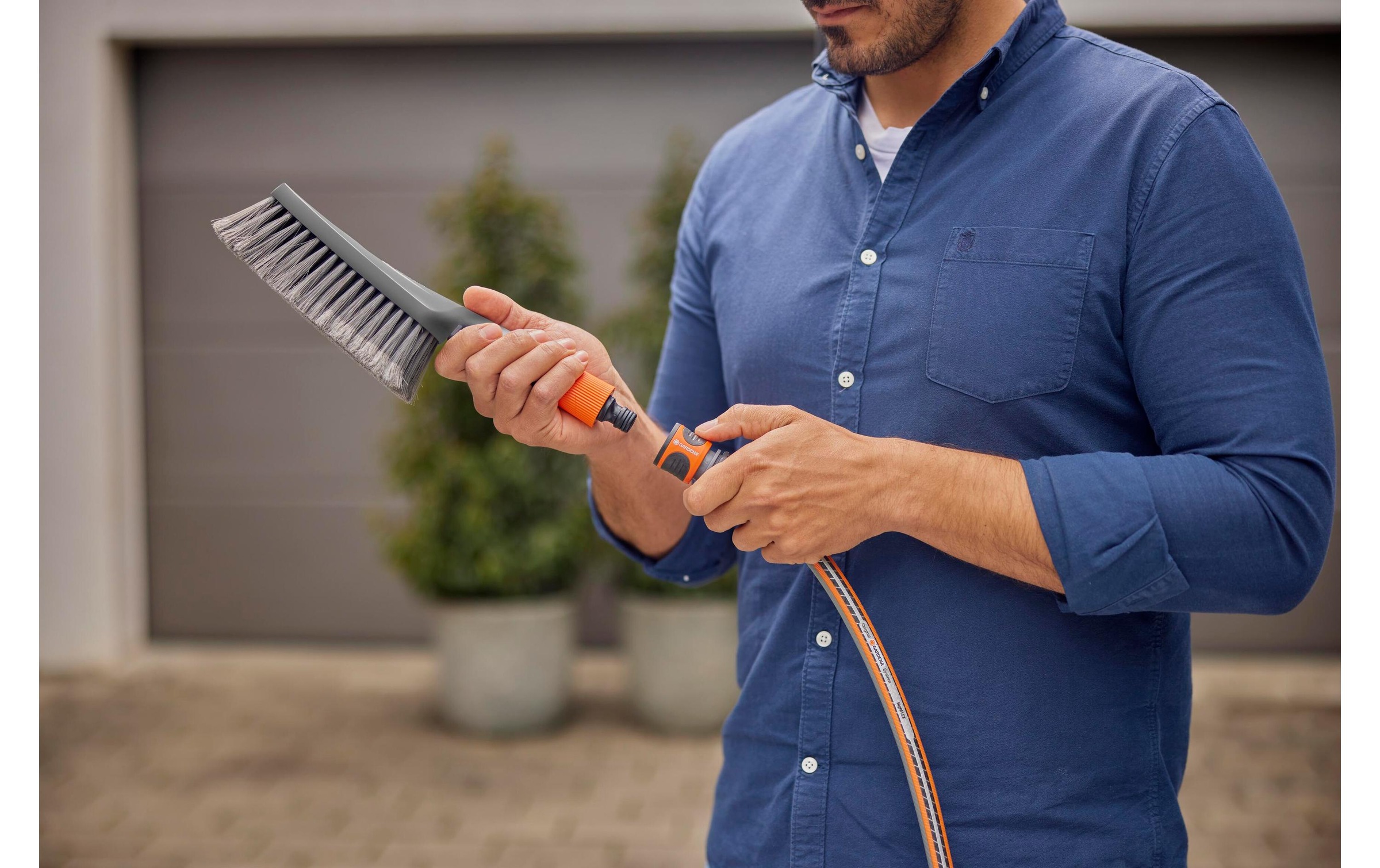 GARDENA Gartenpflege-Set »Handbürste S soft«
