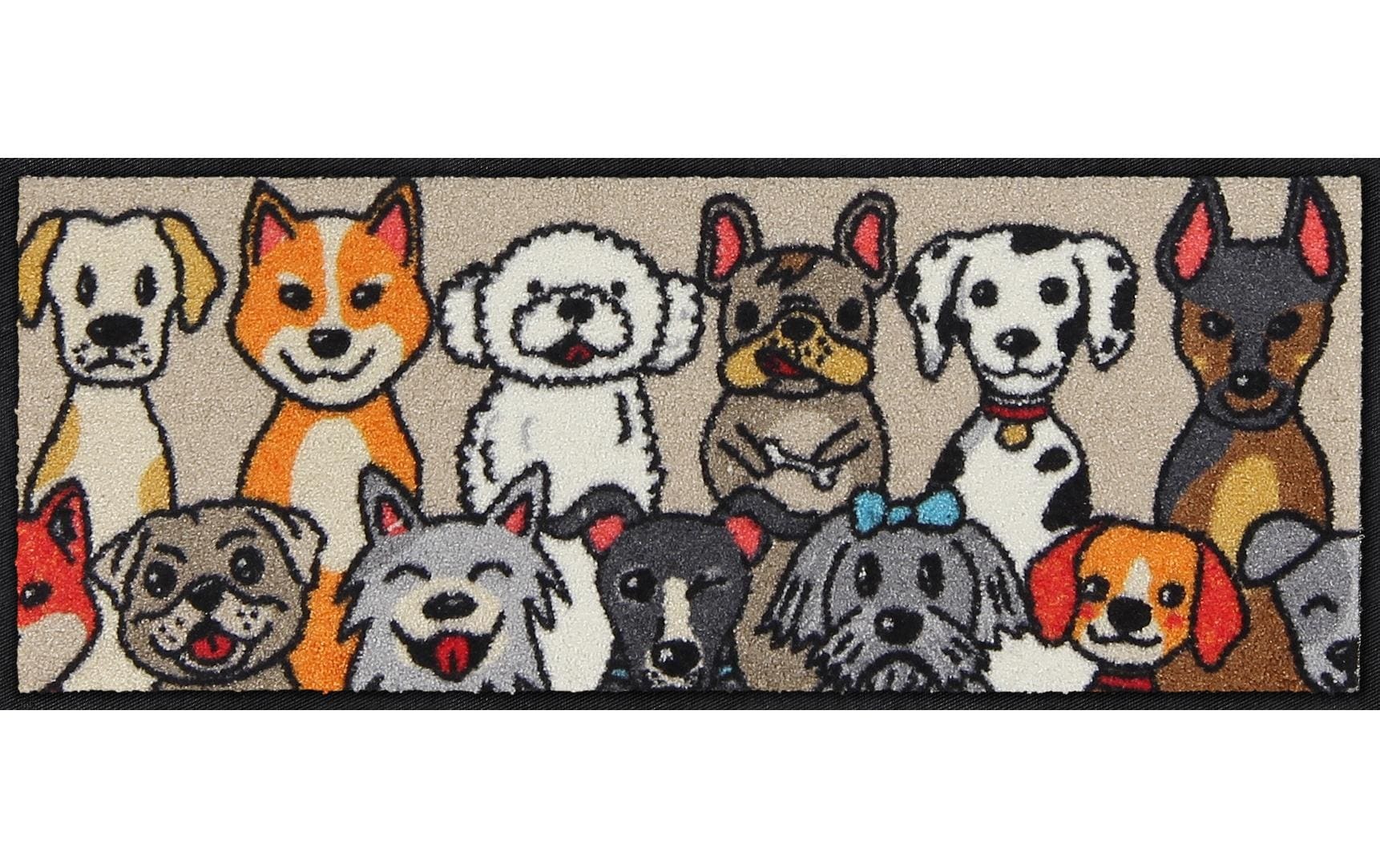 Image of Salonloewe Fussmatte "Dog People 30 cm x 75 cm"