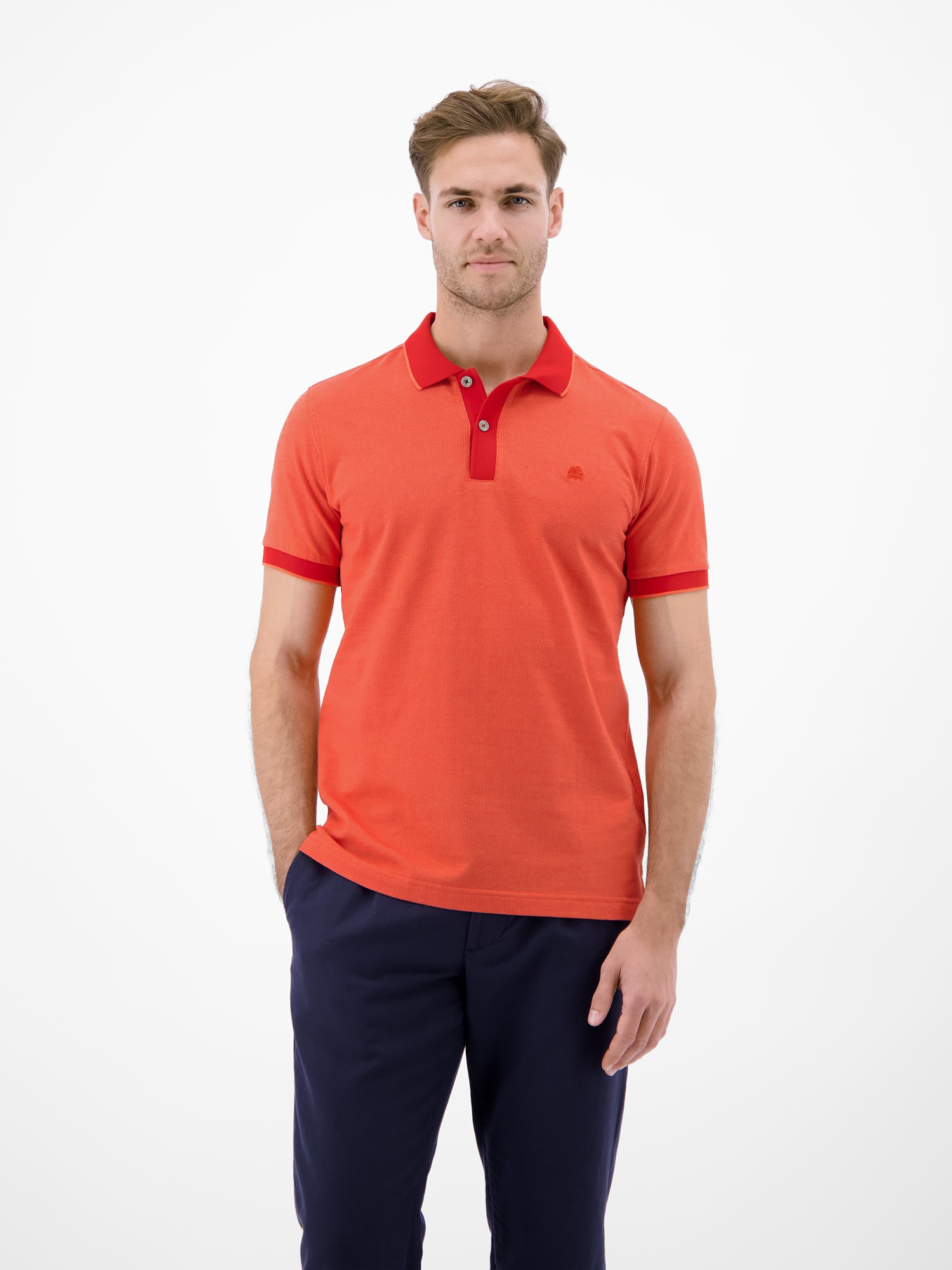 Image of LERROS Poloshirt "Poloshirt in 2-Tone-Optik"