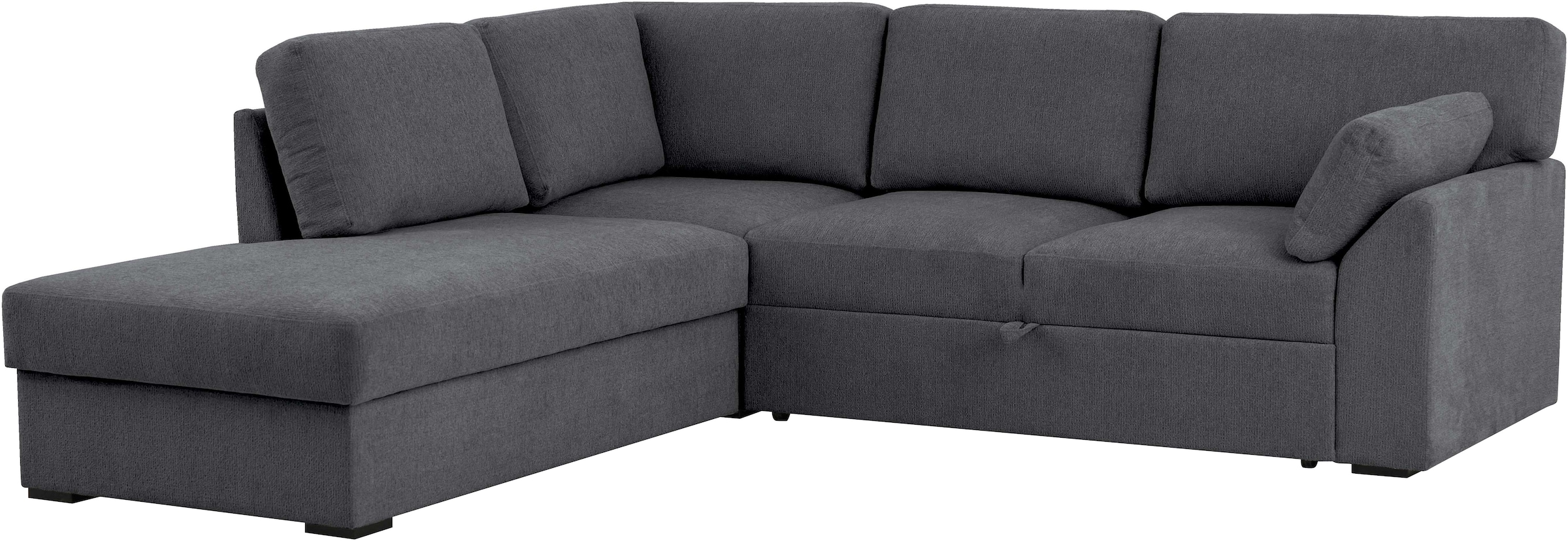 Home affaire Ecksofa »Citry« Breite 242 cm, Chenille, Bettfunktion, Bettkasten, L-Form