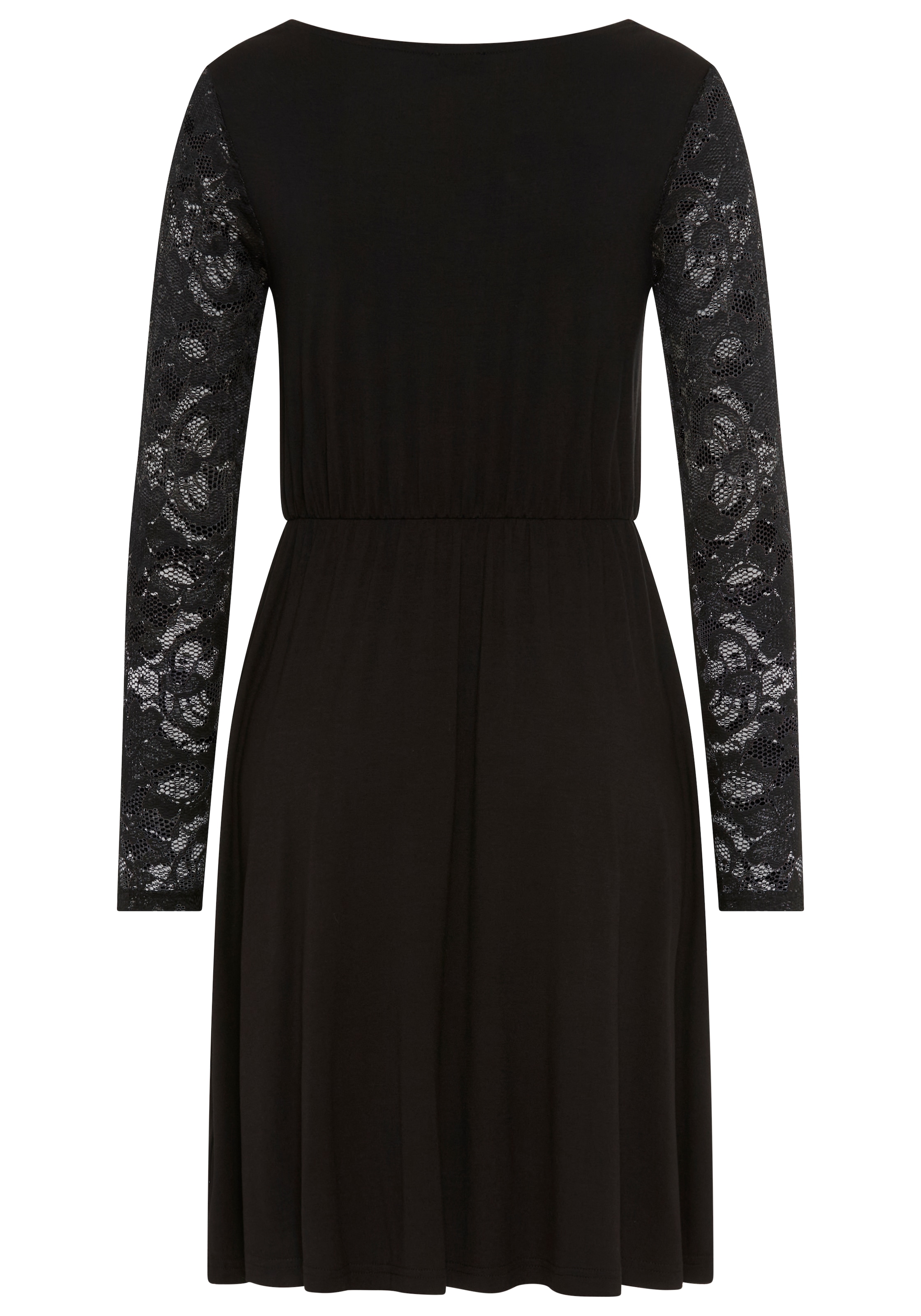 Laura Scott Robe en dentelle »mit elastischer Taille« en mélange élastique de viscose, coupe ajustée, longueur genoux,