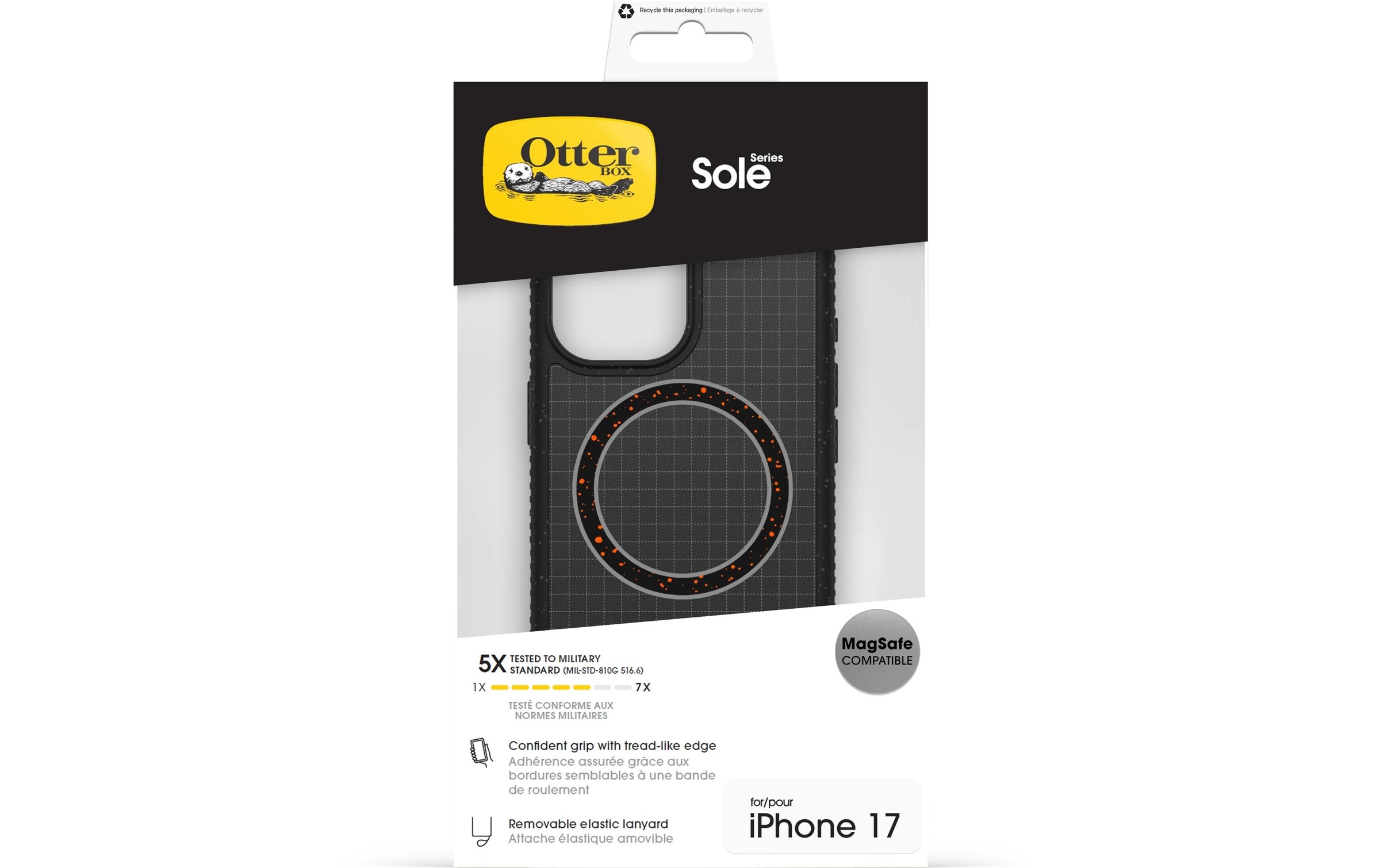 Otterbox Smartphone-Hülle »Back Cover Sole iPhone 17« Apple iPhone 17 16,0 cm (6,3 Zoll) Schutzhülle für iPhone 17 mit MagSafe