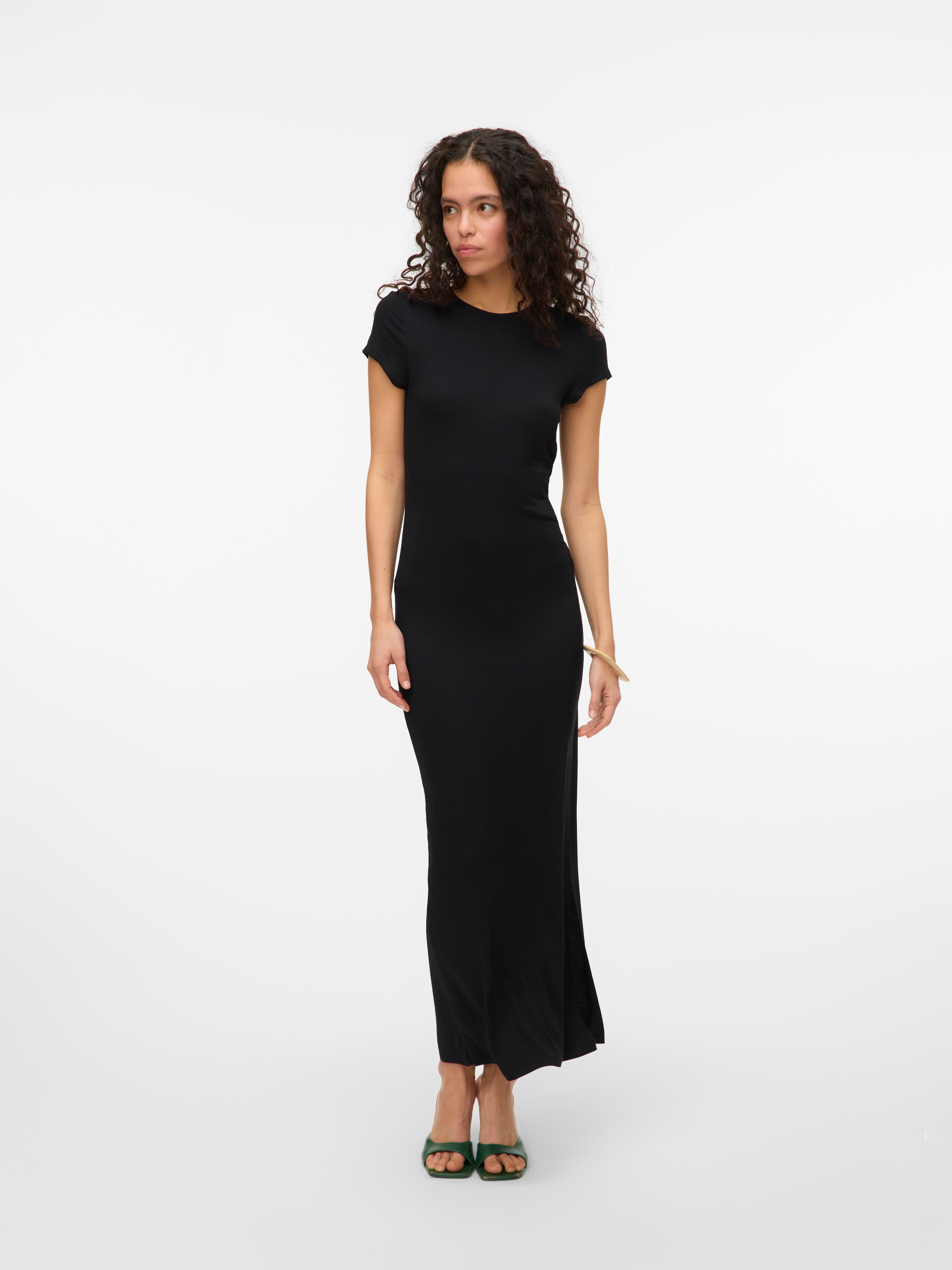 Image of Vero Moda Maxikleid "VMSAANVI SS O-NECK ANKLE DRESS VMA NOOS" Sommerkleid