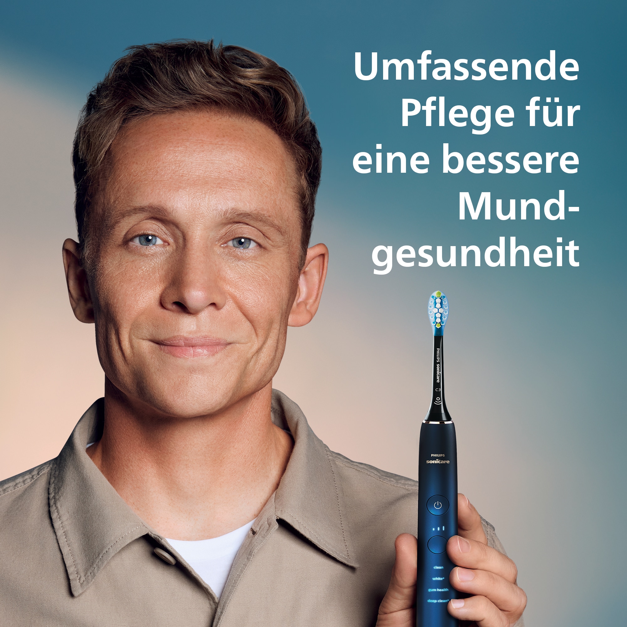 Philips Sonicare Elektrische Zahnbürste »DiamondClean 9000 Special Edition HX9911« 1 Stk. Aufsteckbürsten mit integriertem Drucksensor, 4 Putzprogramme und 3 Intensitätsstufen