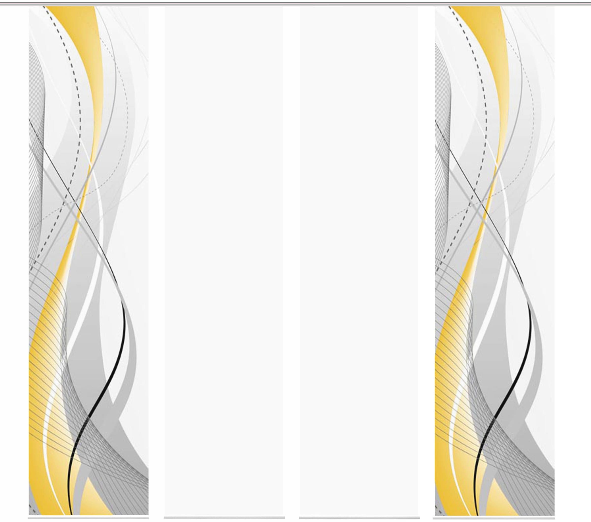 Image of HOME WOHNIDEEN Schiebegardine »CARLISLE 4ER SET«, (4 St.), HxB: 245x60 bei Ackermann Versand Schweiz