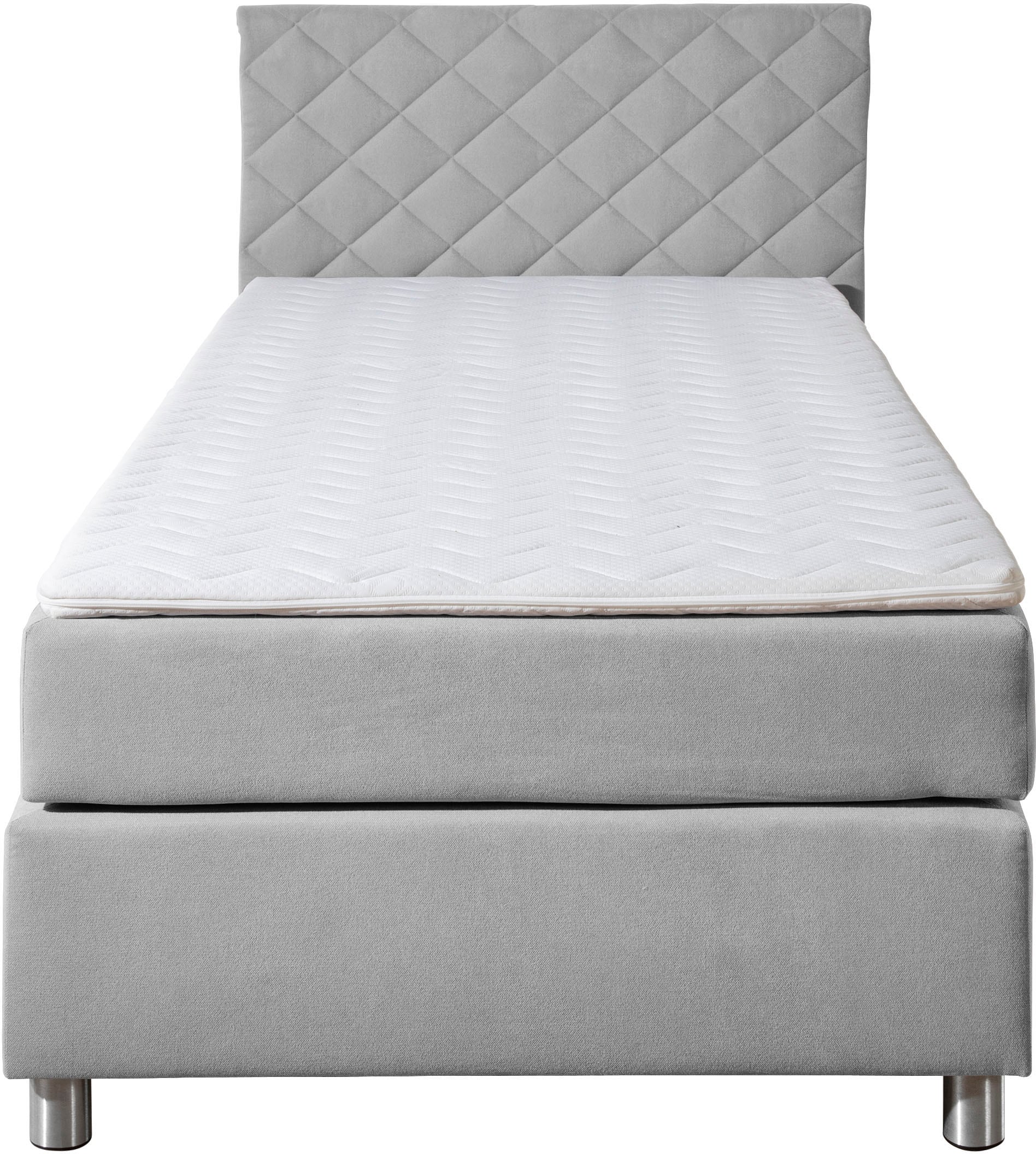 Home affaire Lit boxspring »Bernard, in verschiedenen Breiten« inkl. Topper, Matratze in H2, H3 oder H4 erhältlich