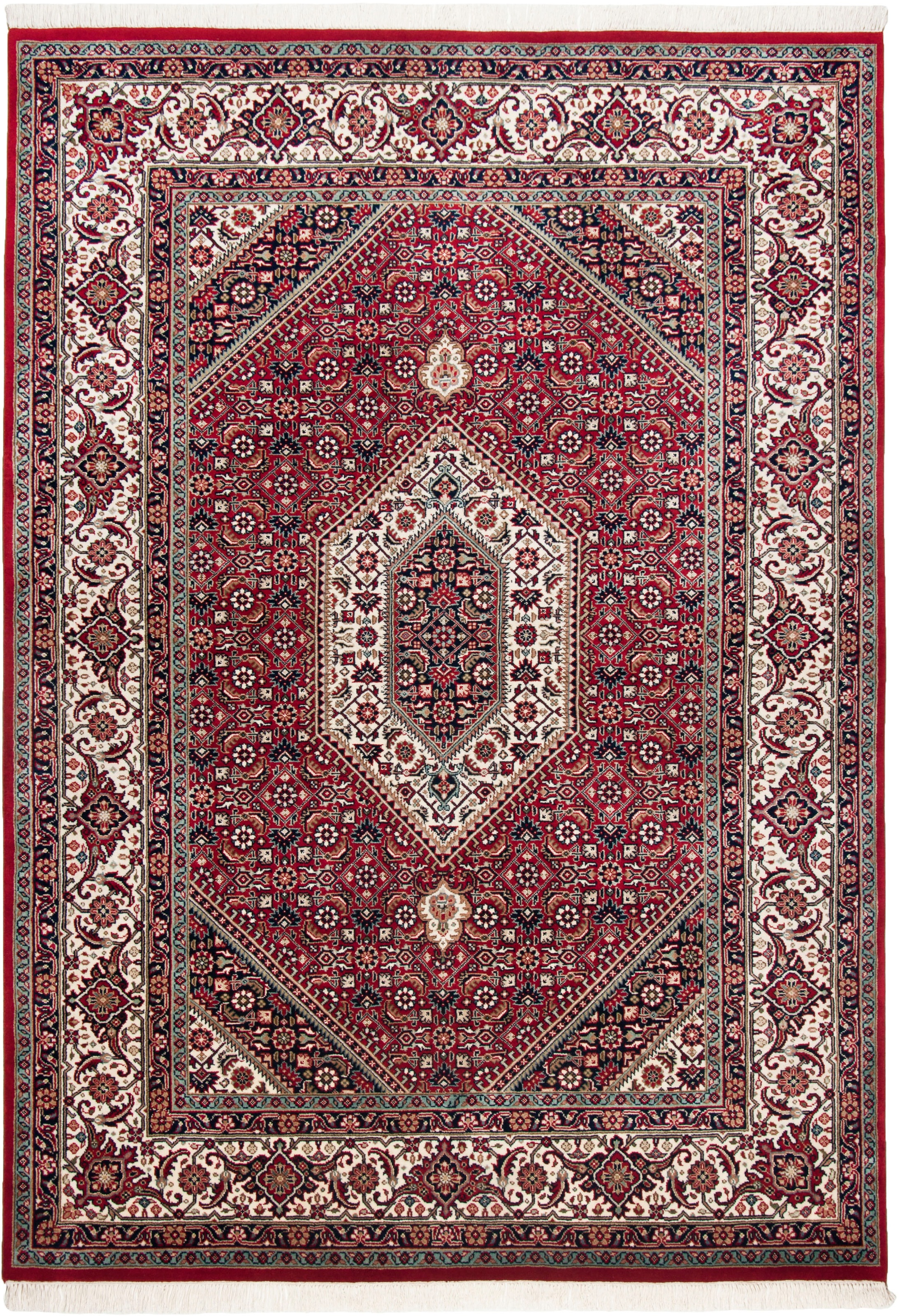 Image of THEKO Orientteppich "Meraj Silk Touch Bidjar" rechteckig 12 mm Höhe Flor aus 20% Seide, handgeknüpft, mit Fransen