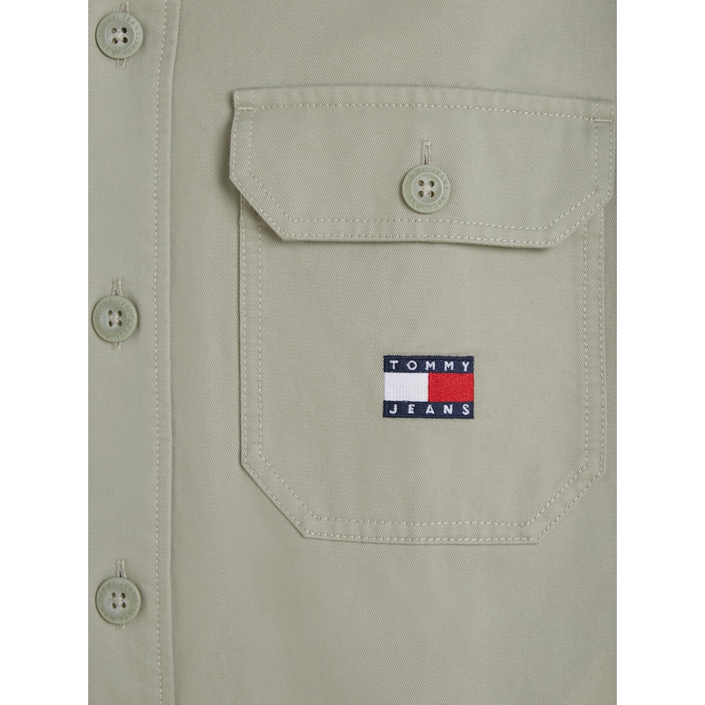 Tommy Jeans Langarmhemd »TJM ESSENTIAL SOLID OVERSHIRT«