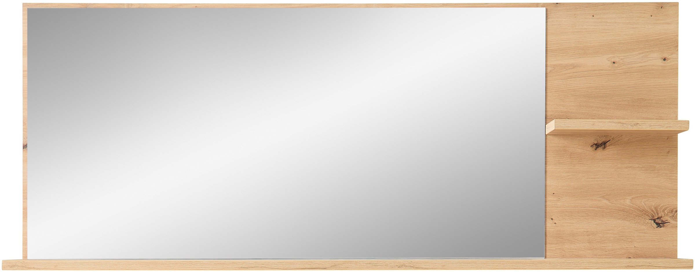 Innostyle Miroir de vestiaire »BARI Wandspiegel« surface miroir 148 x 60 cm, 2 étagères