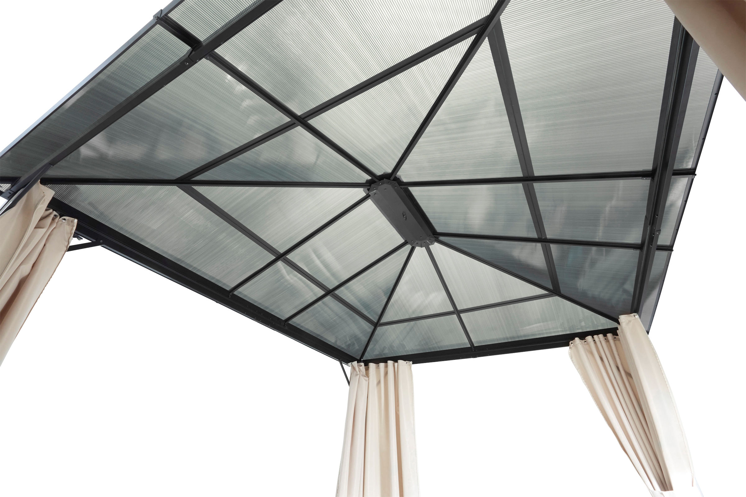 KONIFERA Pavillon »Aruba«, (Set), BxT: 300x300 cm, Aluminiumgestell