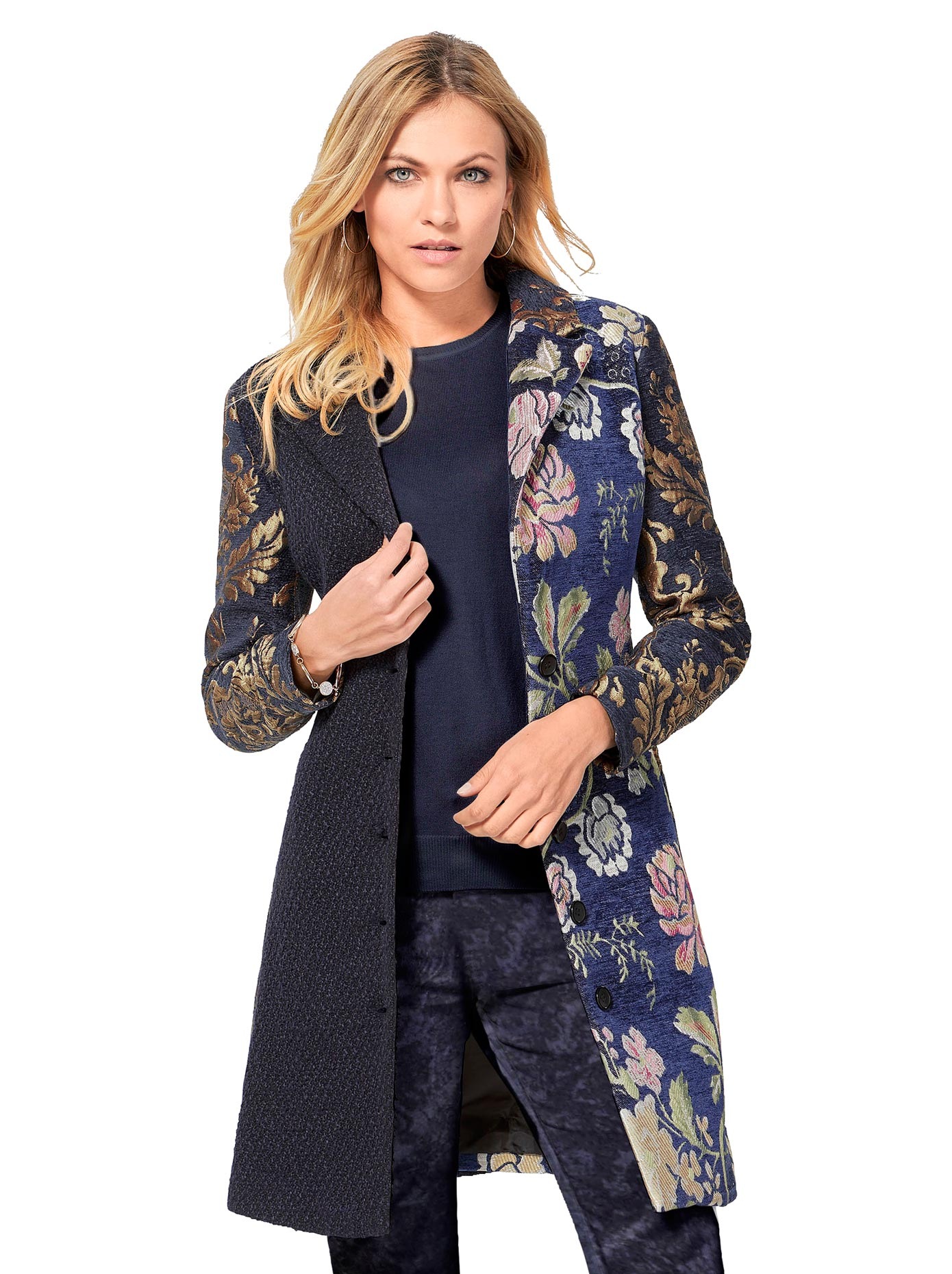 création L Longblazer aus Jacquard in Gobelin-Optik